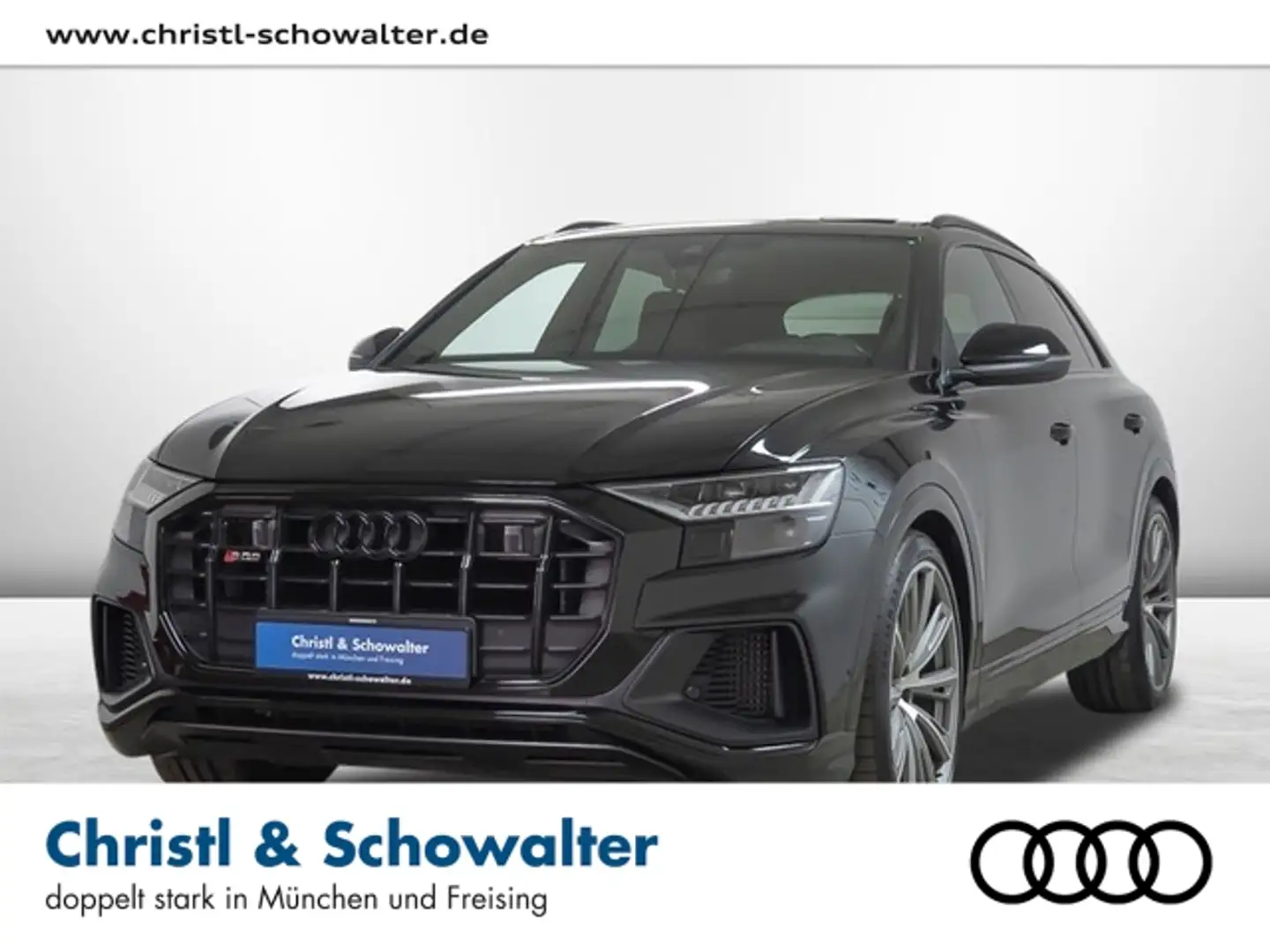 Audi SQ8 4.0 TFSI quat. tiptronic AHK LUFTFED MATRIX Noir - 1