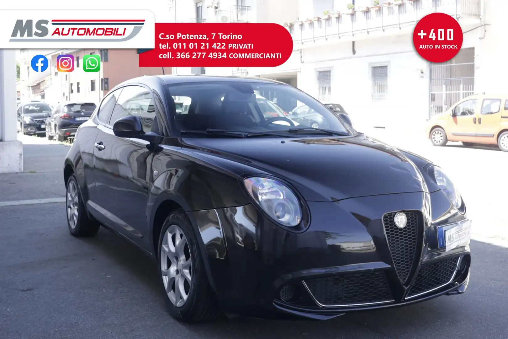 Alfa Romeo MiTo Alfa Romeo MiTo 1.3 JTDm 16V 90 CV Distinctive Un Nero - 1