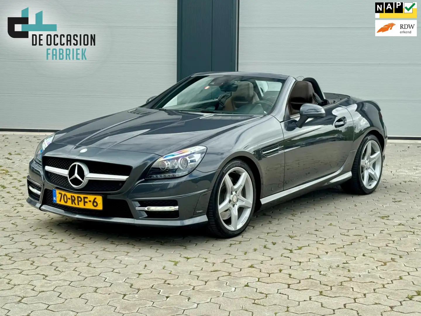 Mercedes-Benz SLK 350 AMG Xenon Navi Memory Origineel NL Gris - 1