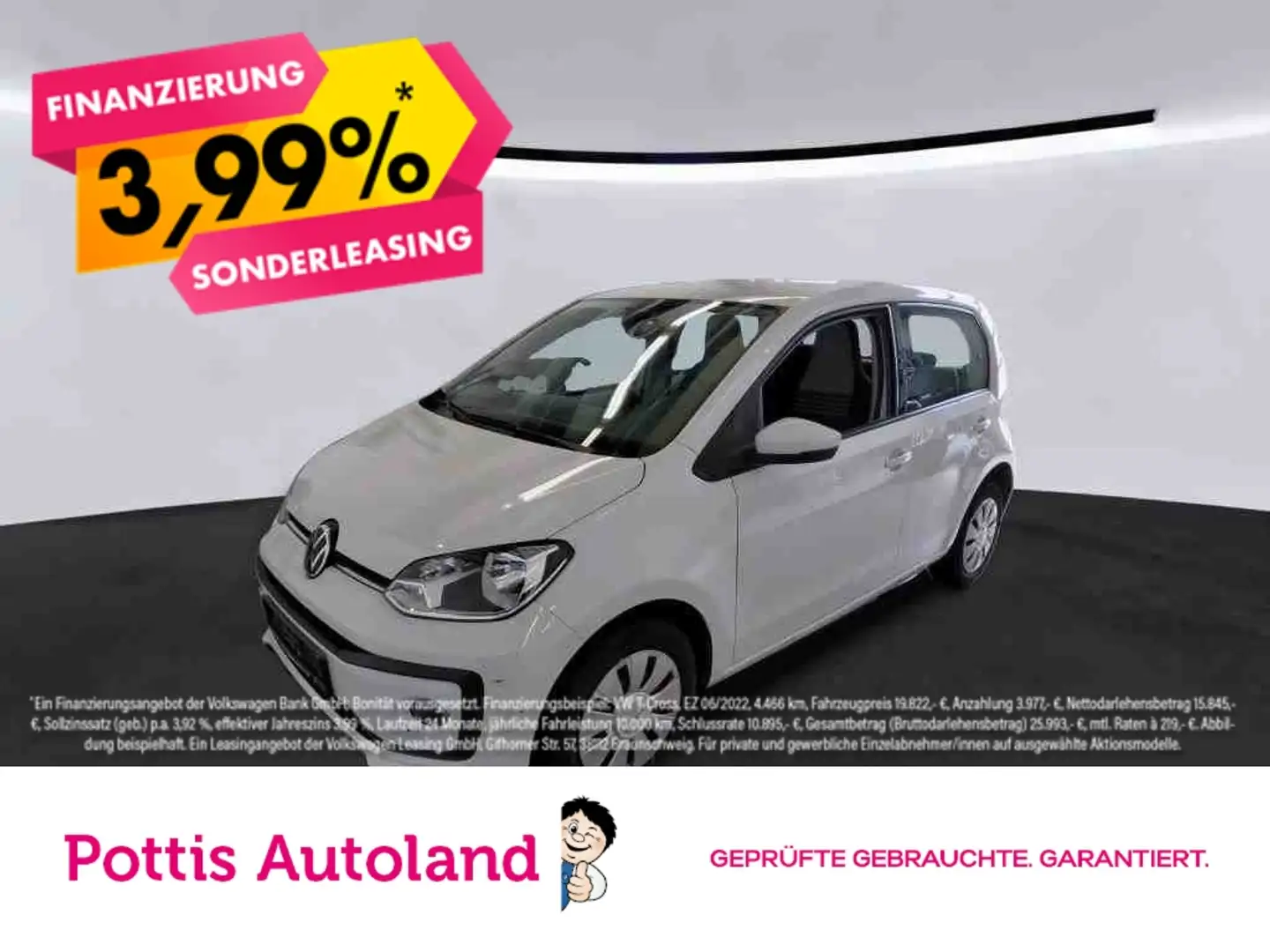 Volkswagen up! 1.0 MPI MOVE UP! SITZHZG KLIMA LED Blanc - 1