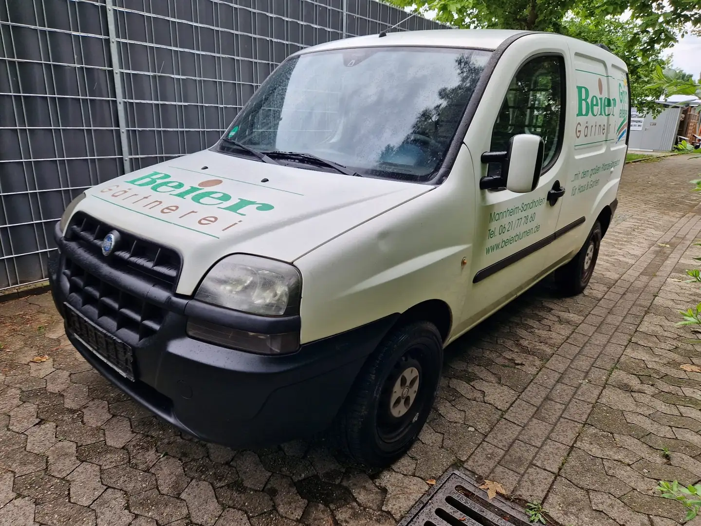 Fiat Doblo 1.6 16V Kasten SX,Servo,TÜV,80tkm,Sauber,1-Hand Weiß - 2