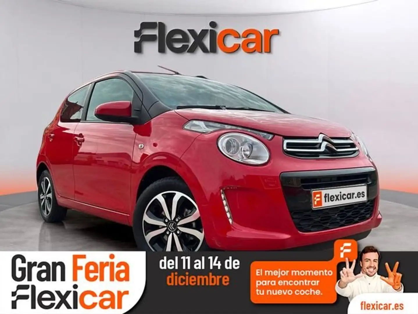 Citroen C1 1.0 VTi Airscape Shine 72 Rojo - 1