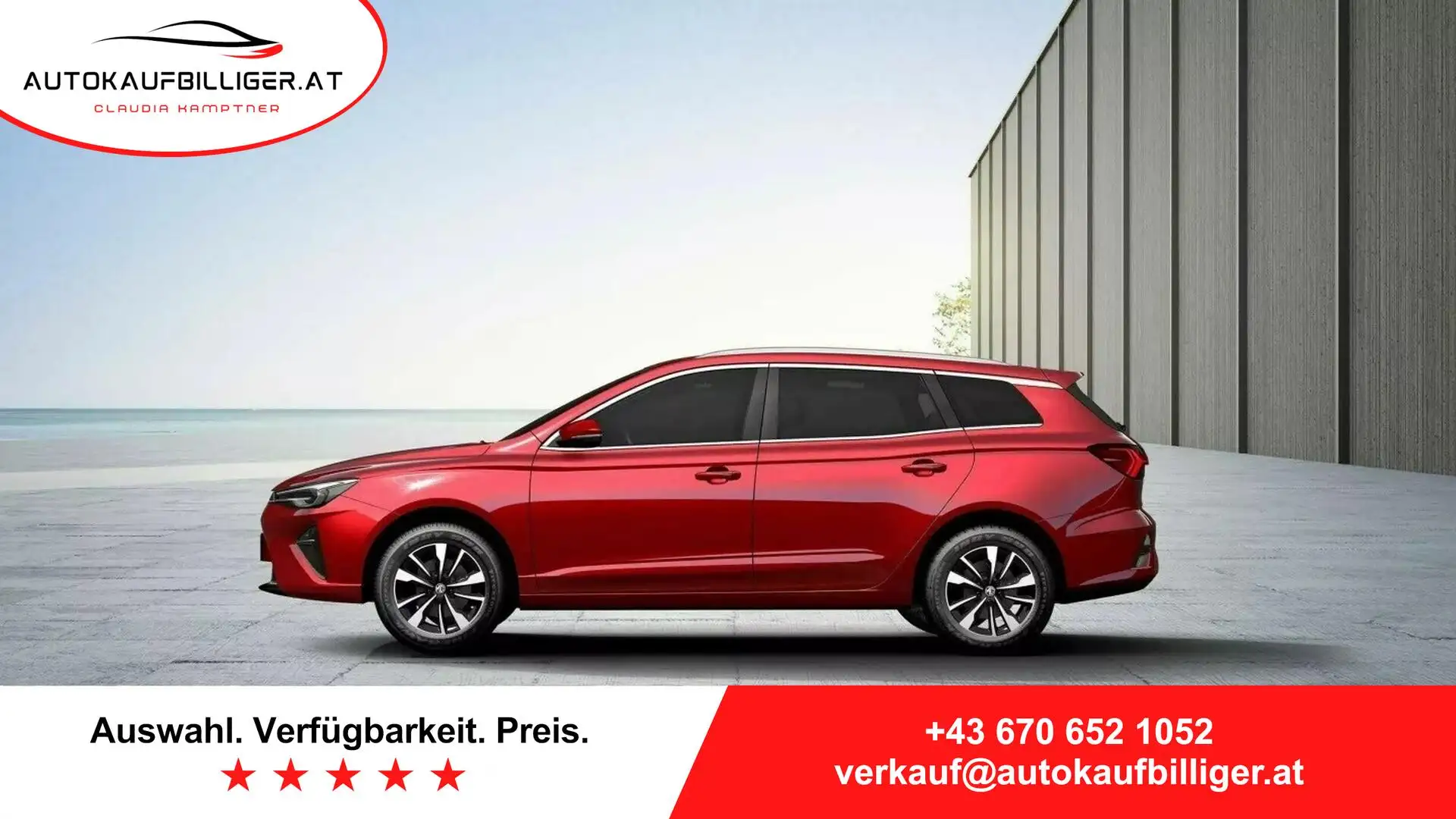 MG MG5 Comfort 51kWh Standard Range Piros - 1