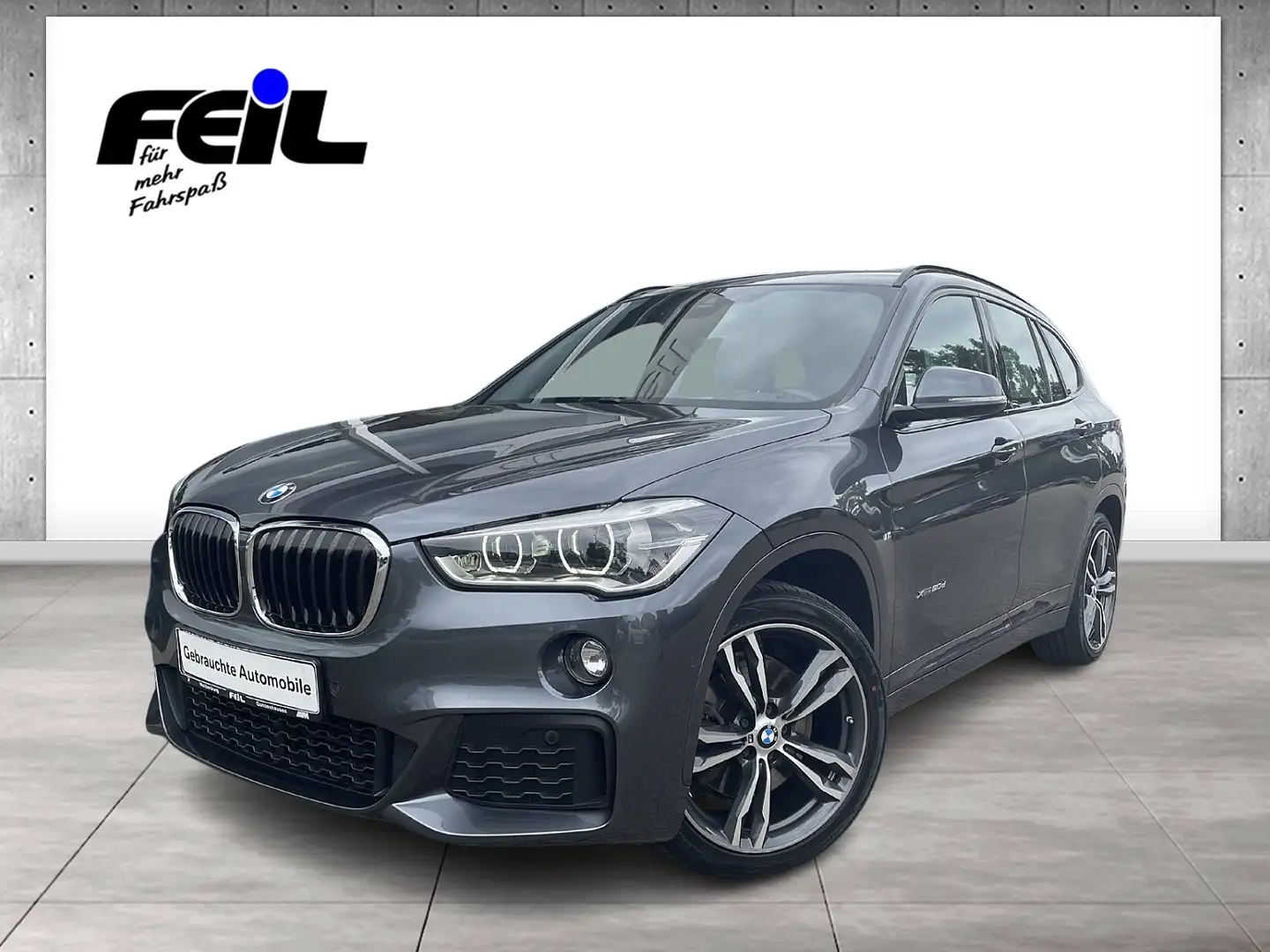 BMW X1 xDrive20d M Sport M Sportpaket HiFi LED RFK Gris - 1