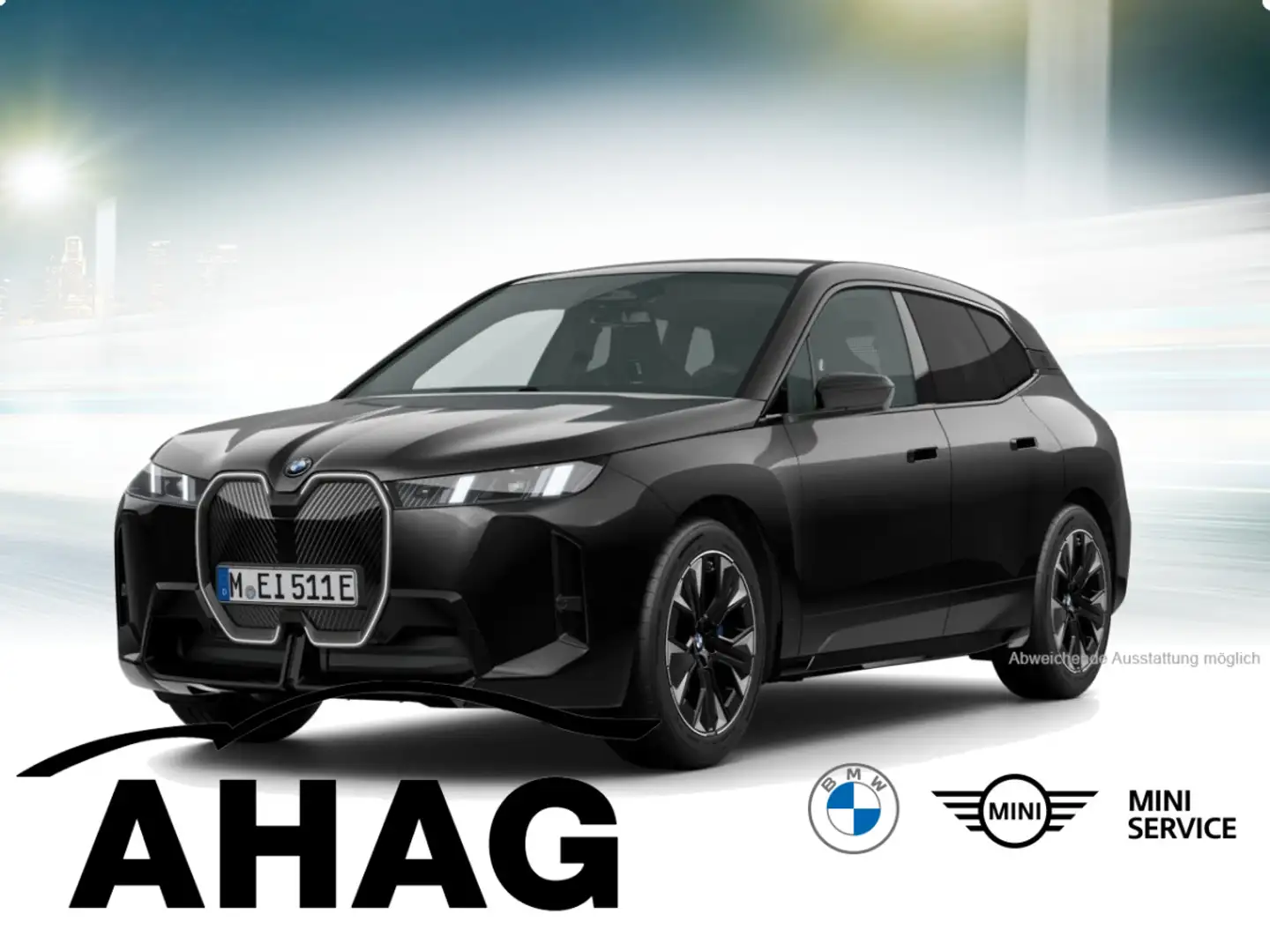 BMW iX xDrive45 Navi Tempom.aktiv Bluetooth PDC MP3 Schn. Schwarz - 2