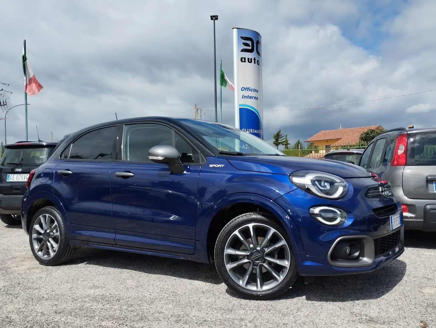 Fiat 500X 500X 1.3 mjet 95cv Sport Pack Bi-Color Navi Blu/Azzurro - 1