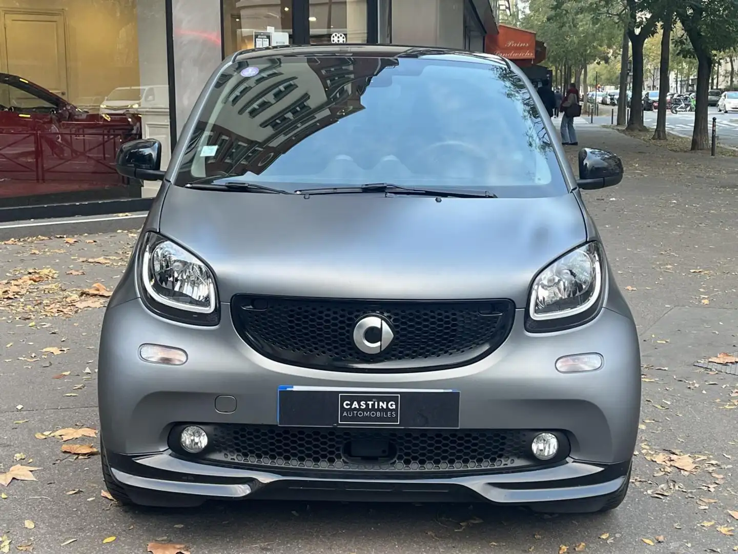 smart forTwo Smart Fortwo Coupe 0.9i - 90 S\u0026S - BV Twinamic Euro 6c COUPE II 2014 Passion PHASE 1 Gris - 2