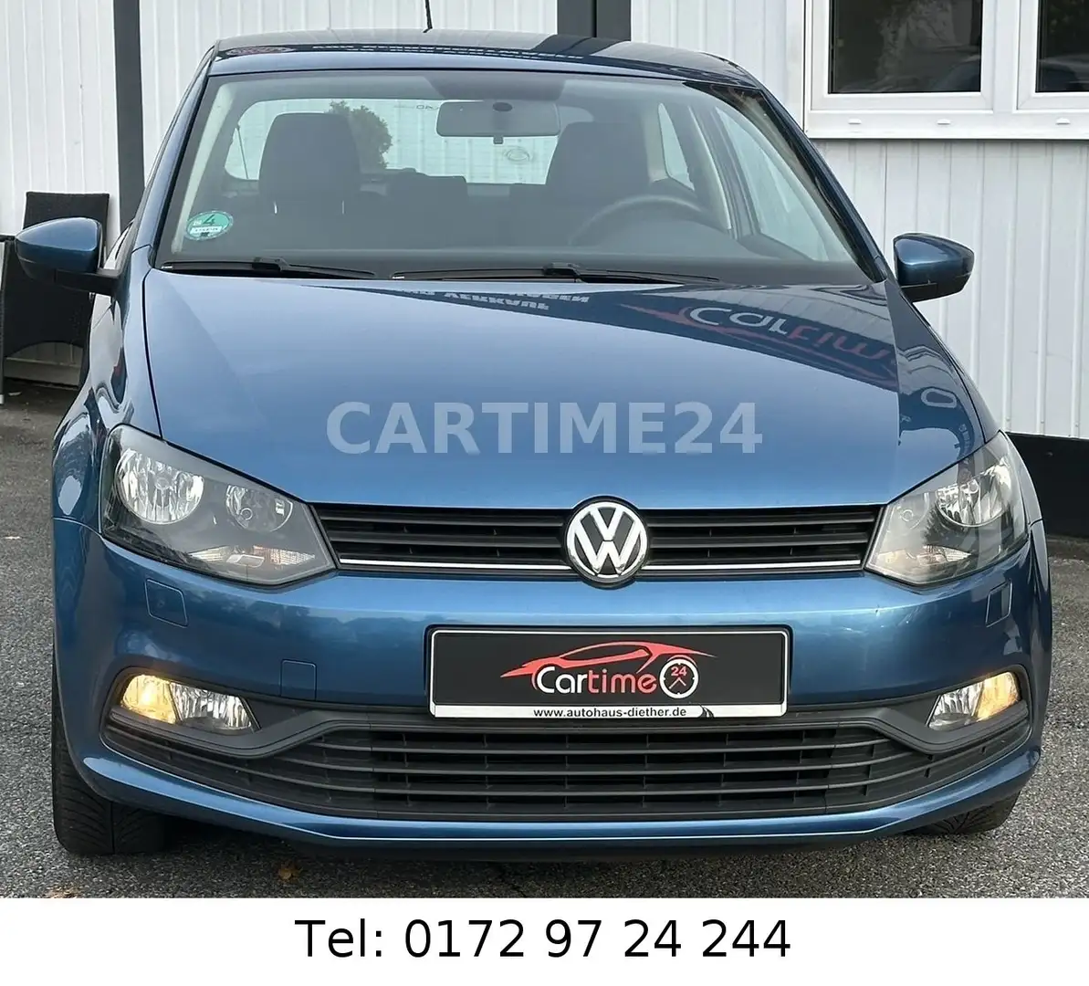 Volkswagen Polo V Trendline*1.HAND*KLIMA*SCHECKHEFT* Blau - 1
