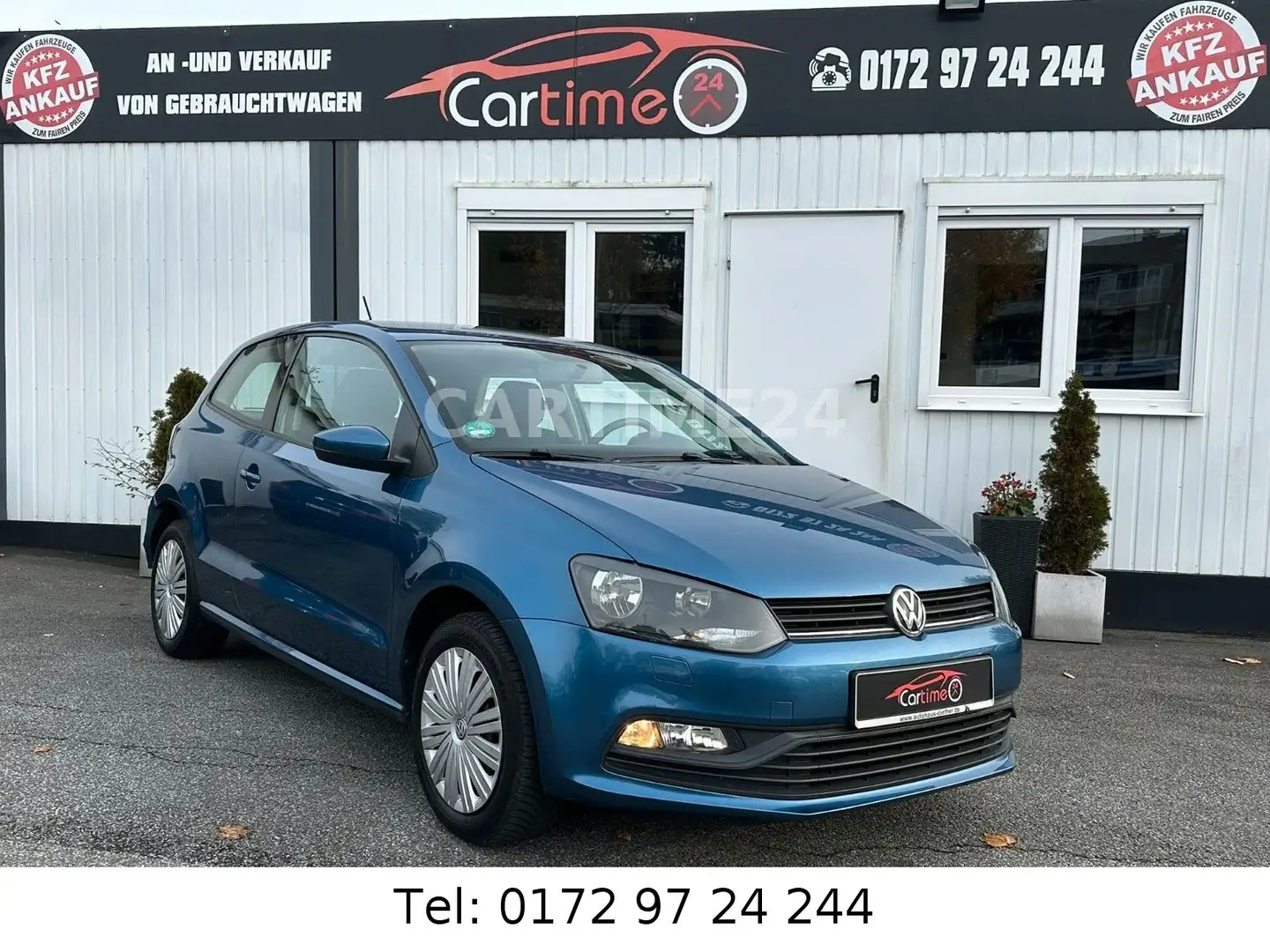 Volkswagen Polo V Trendline*1.HAND*KLIMA*SCHECKHEFT* Blau - 2