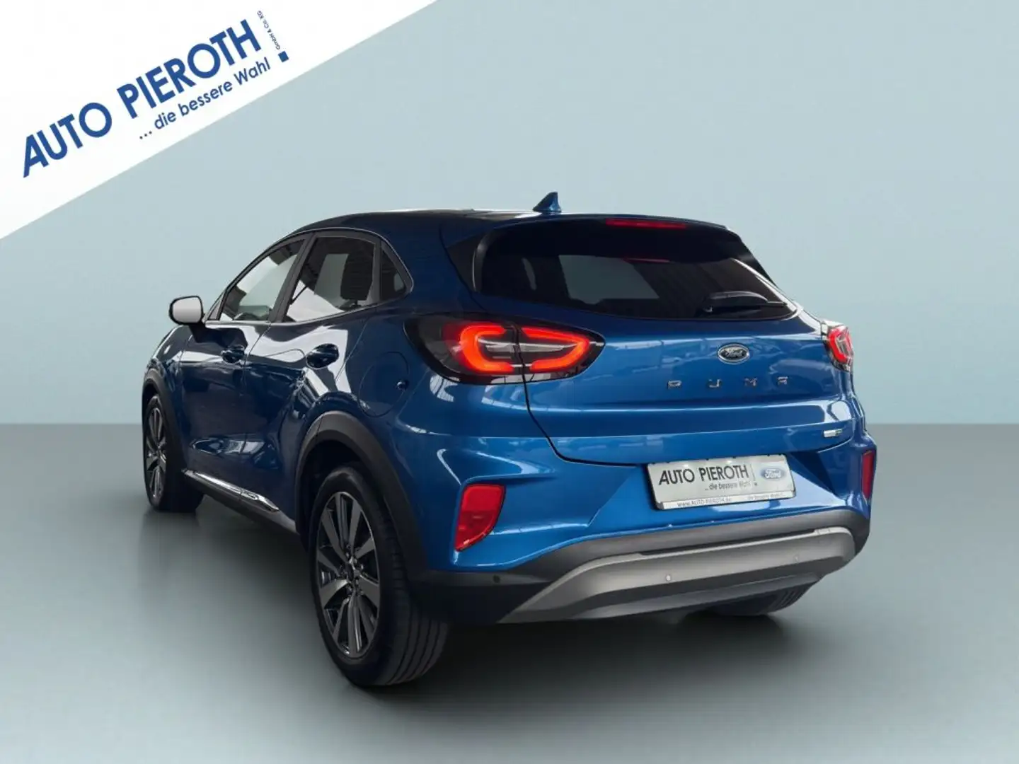 Ford Puma 1.0 EcoBoost Hybrid TITANIUM X Bleu - 2