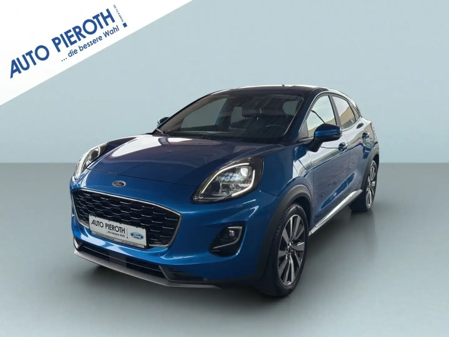 Ford Puma 1.0 EcoBoost Hybrid TITANIUM X Bleu - 1