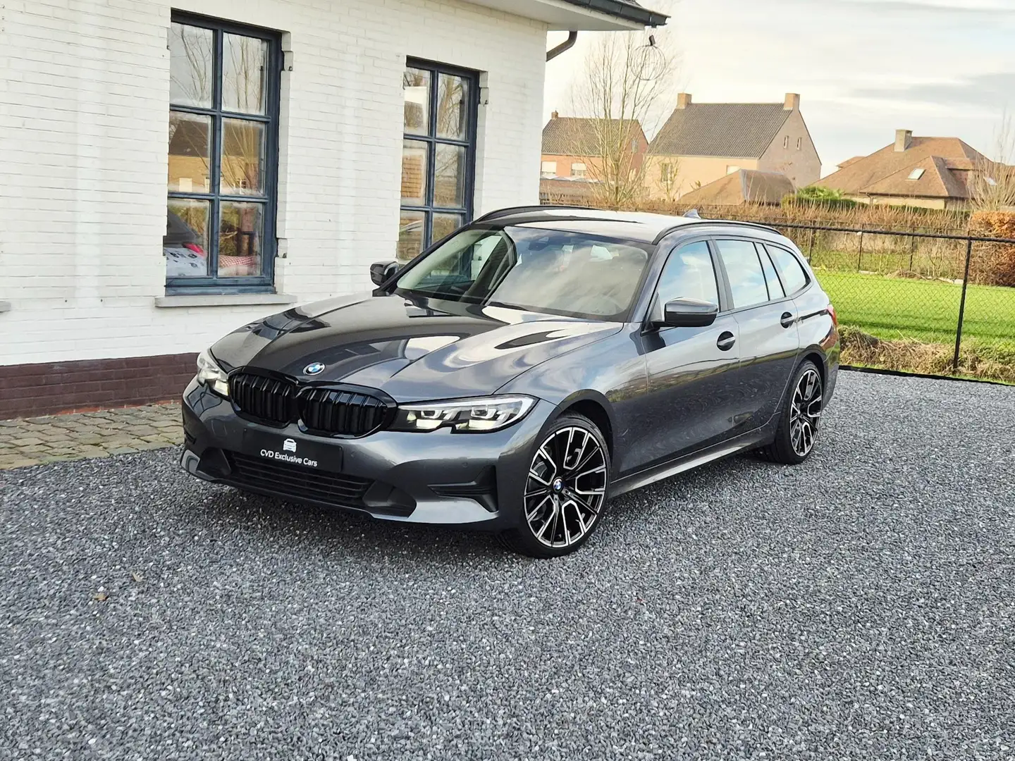 BMW 316 316d Touring Aut.-Led-Virtual-Carplay-Zetelverw Gris - 2