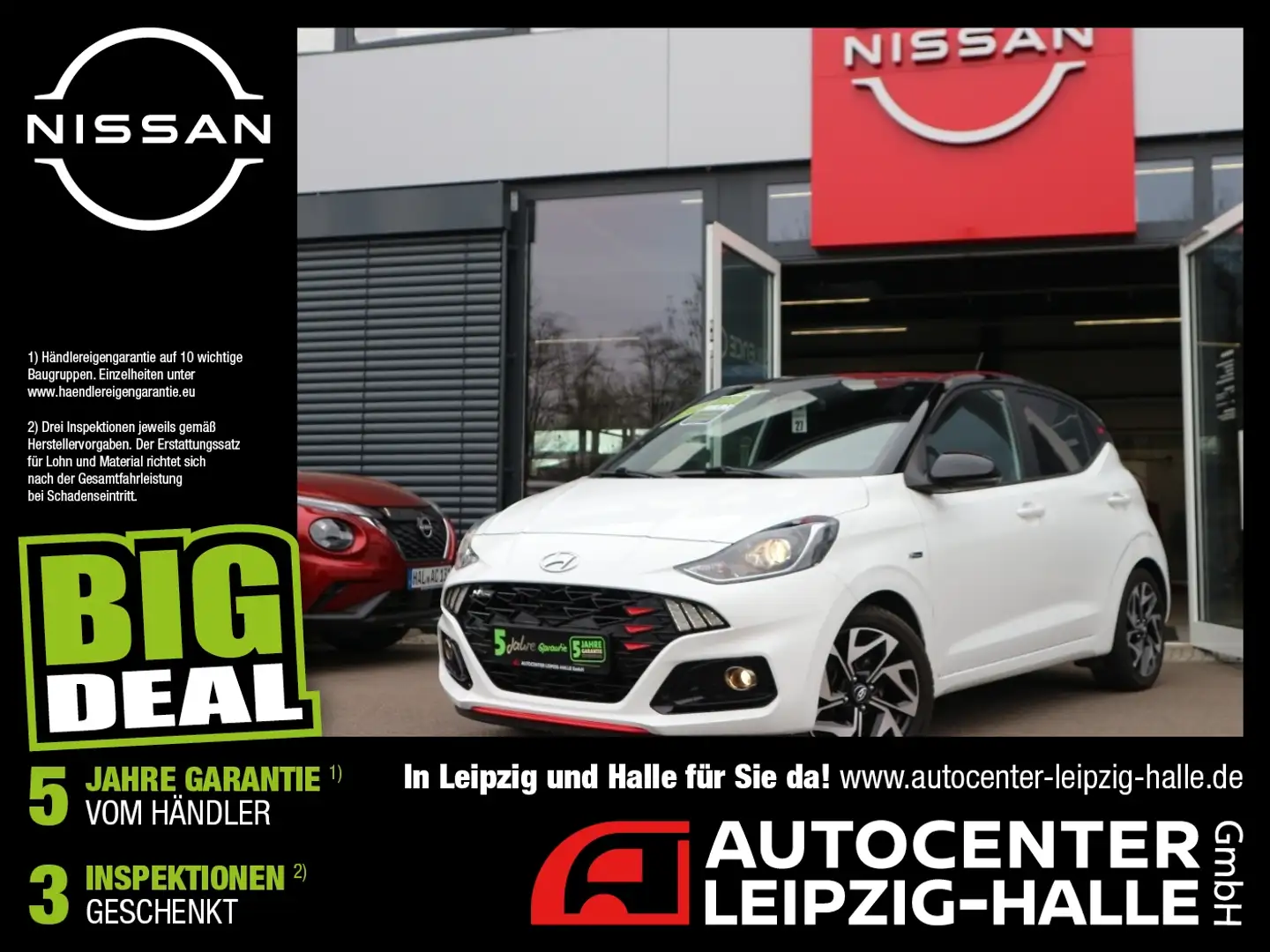 Hyundai i10 1.2 N-Line Klimaauto Kamera Carplay SHZ Blanc - 1