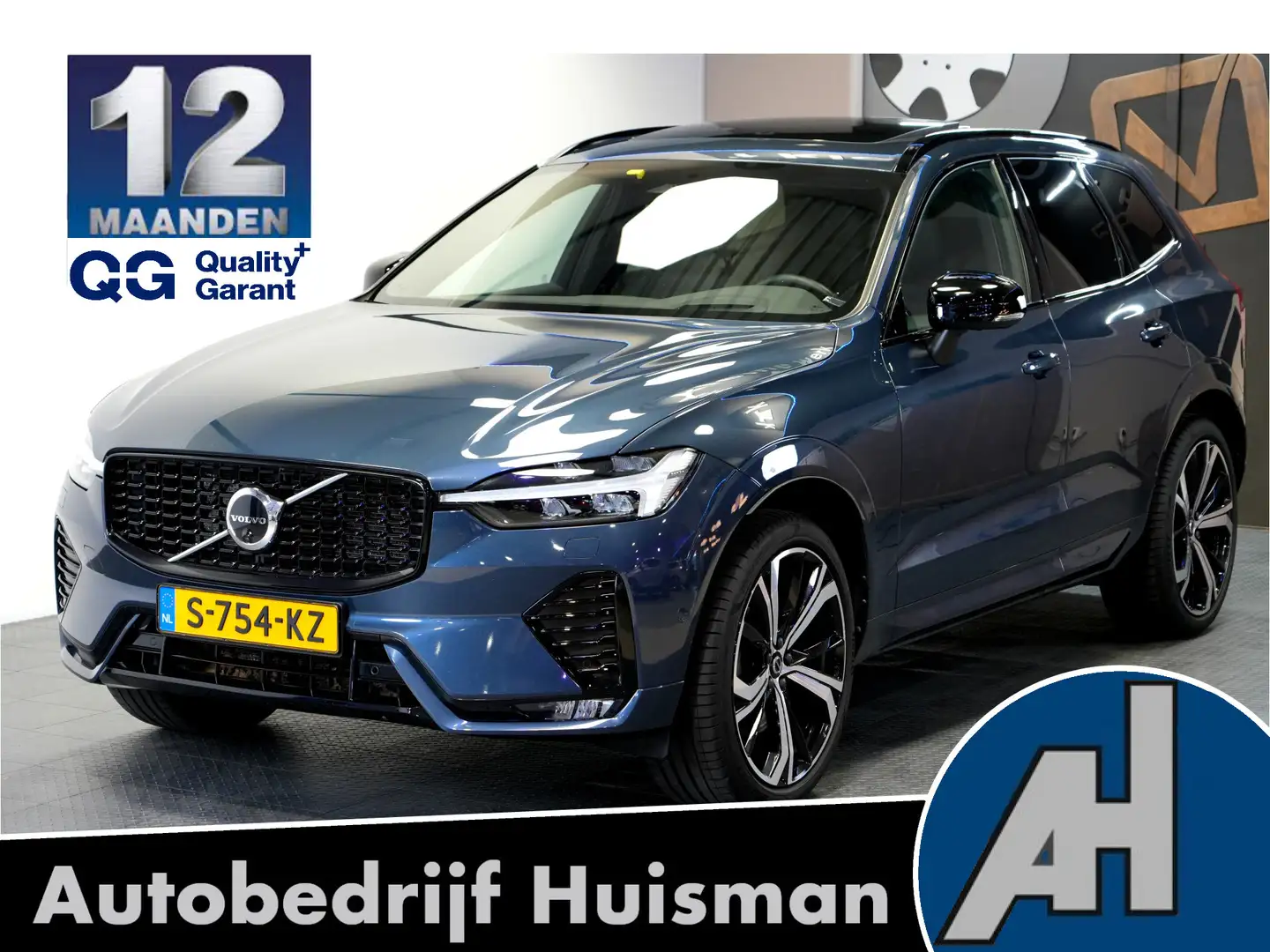 Volvo XC60 2.0 B5 MHEV 195kW/265pk Aut8 Ultimate Dark PANORAM Blauw - 1
