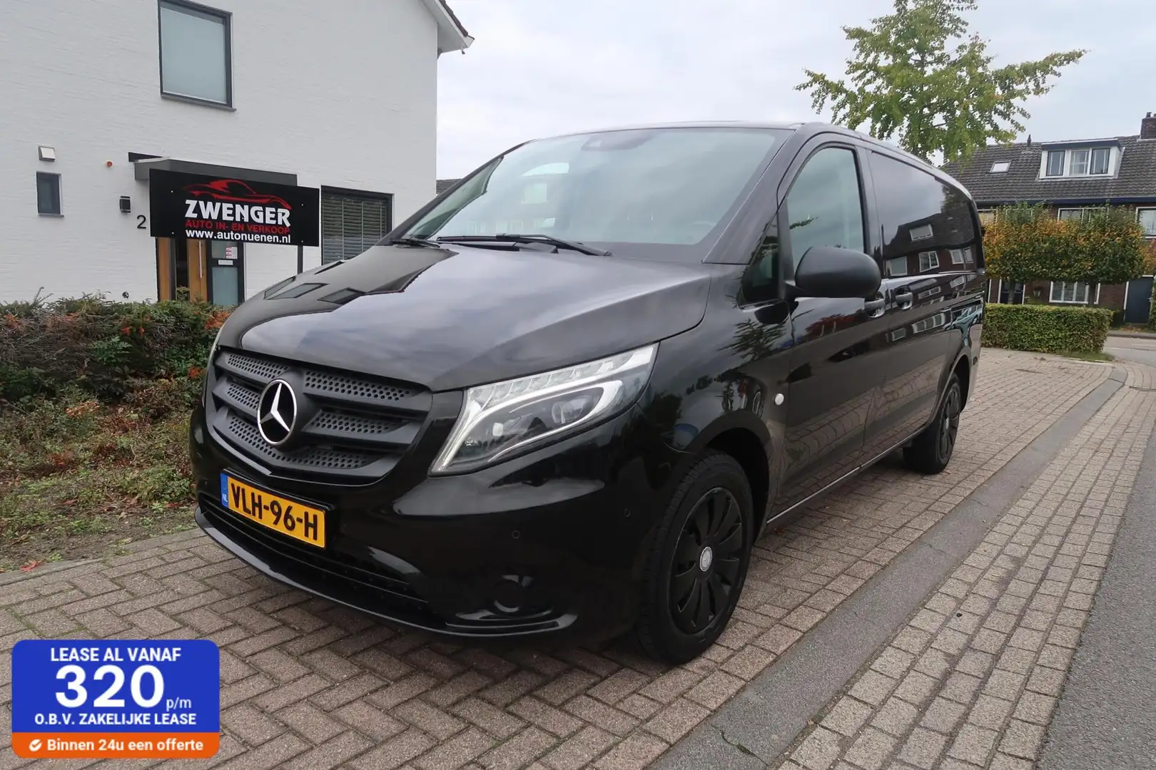 Mercedes-Benz Vito Bestel 116 CDI Lang AUT 5PERSOONS|MARGE|XENON-LED| Zwart - 1