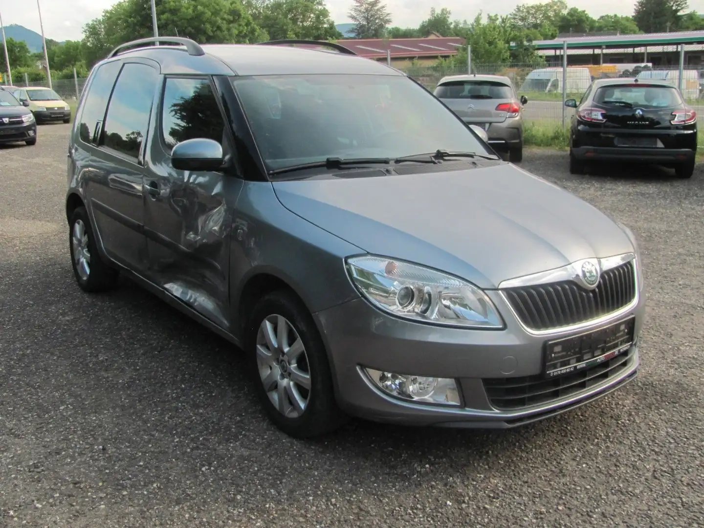 Skoda Roomster 1.2 TSi Unfall AHK/Alu/Klima/PTS/Tempom Gris - 2