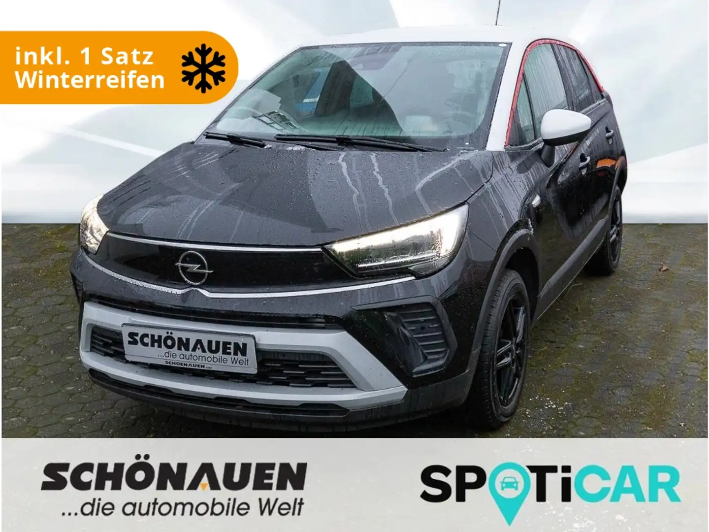 Opel Crossland 1.2 AUT. GS LINE +S/LHZ+NAVI+HUD+RFK++ Schwarz - 1