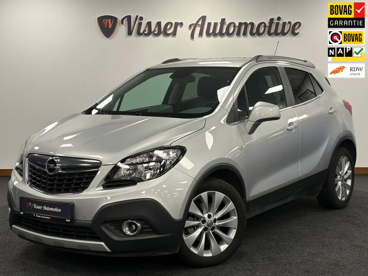 Opel Mokka 1.4 Turbo Cosmo Pack*28.000KM*Winterpakket*Cruise- Grijs - 1