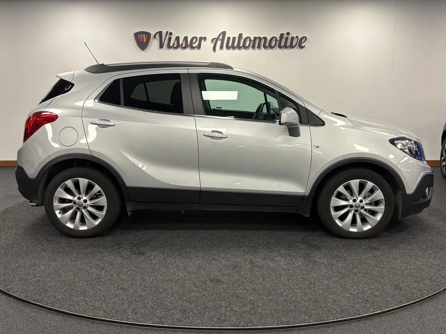 Opel Mokka 1.4 Turbo Cosmo Pack*28.000KM*Winterpakket*Cruise- Grijs - 2