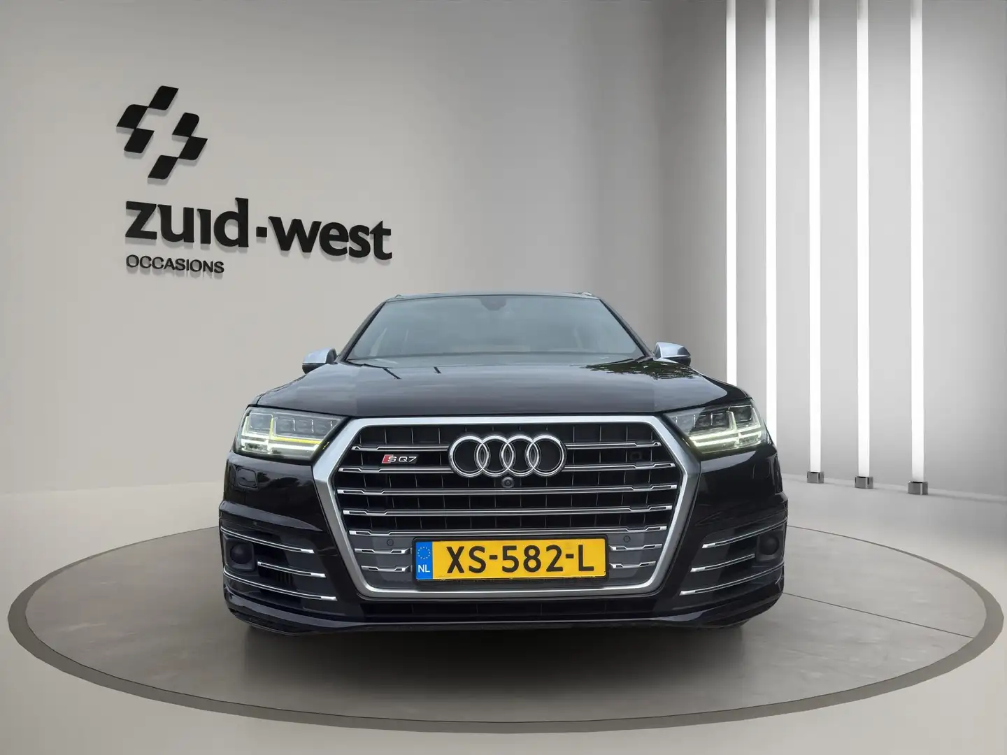 Audi Q7 4.0 TDI SQ7 quattro Pro Line + 7p EX BPM Achterasb Noir - 2
