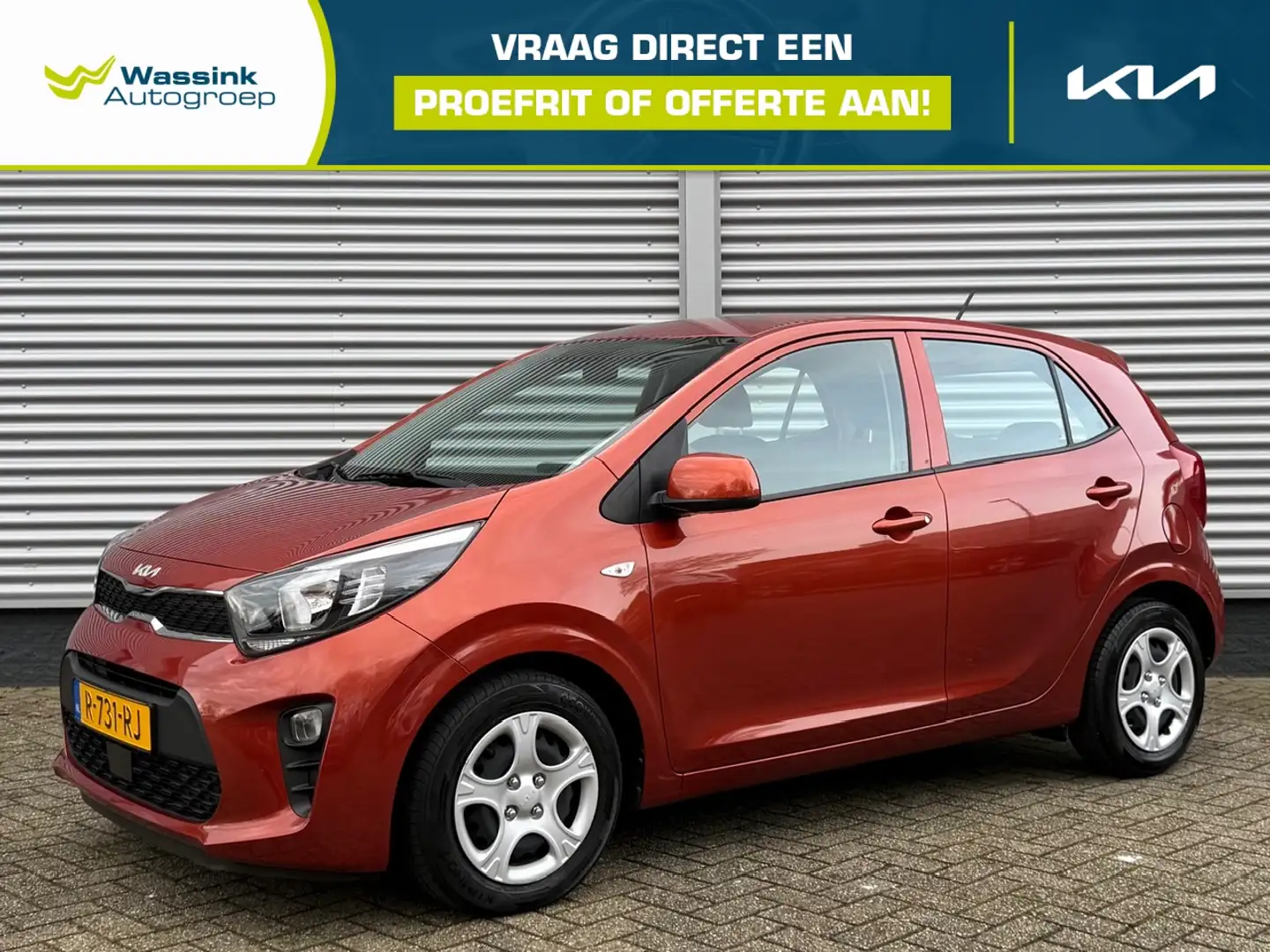 Kia Picanto 1.0 DPi 67pk 4-zits ComfortLine | Bluetooth | Airc Orange - 1