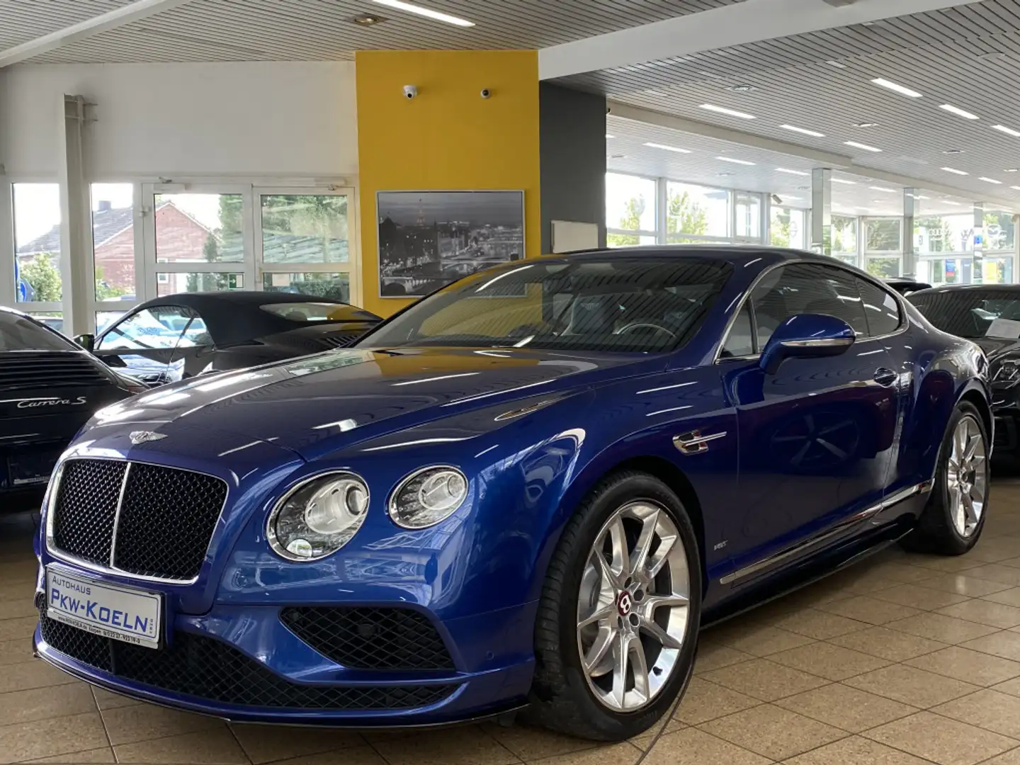 Bentley Continental GT V8 S*LUFT*CARBON*MASSAGE*KAMERA* Синій - 1