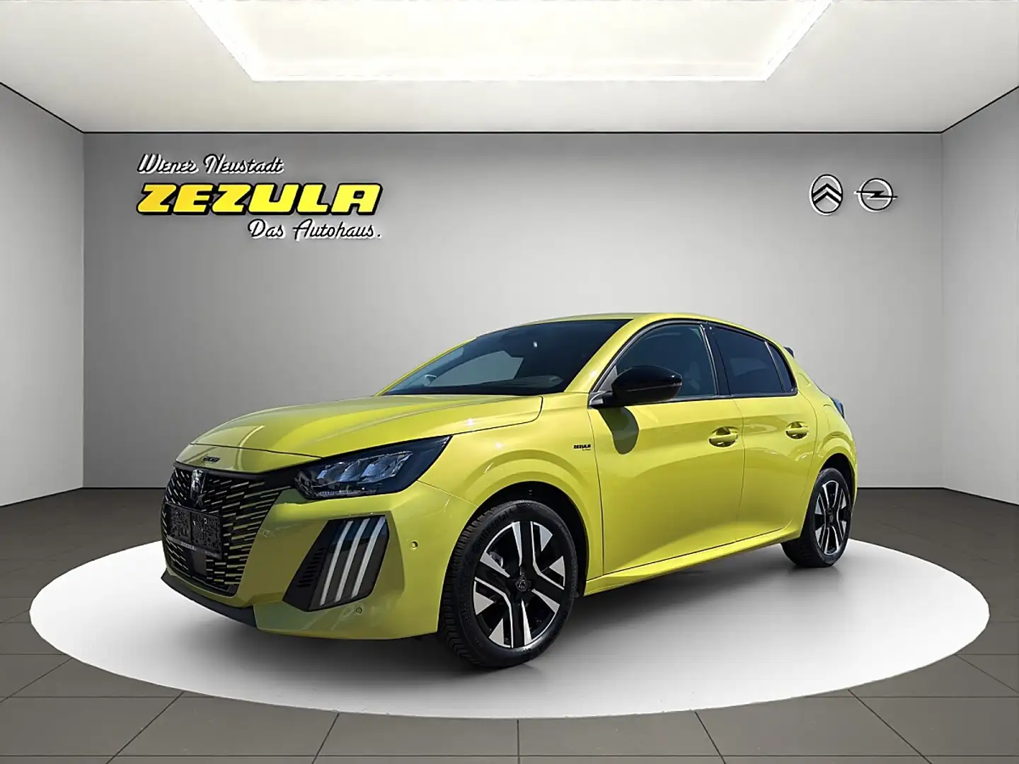 Peugeot 208 Hybrid 110 e-DCS6 Allure Gelb - 1