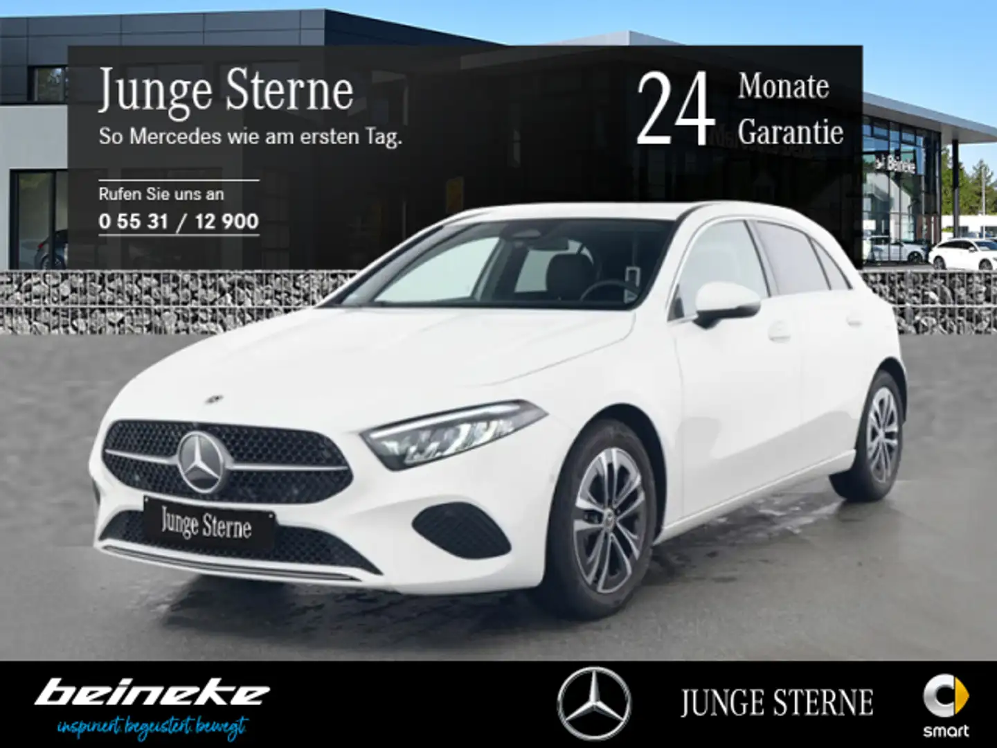 Mercedes-Benz A 180 A 180 Progressive Adv. LED Winter Spiegel Kamera Blanc - 1