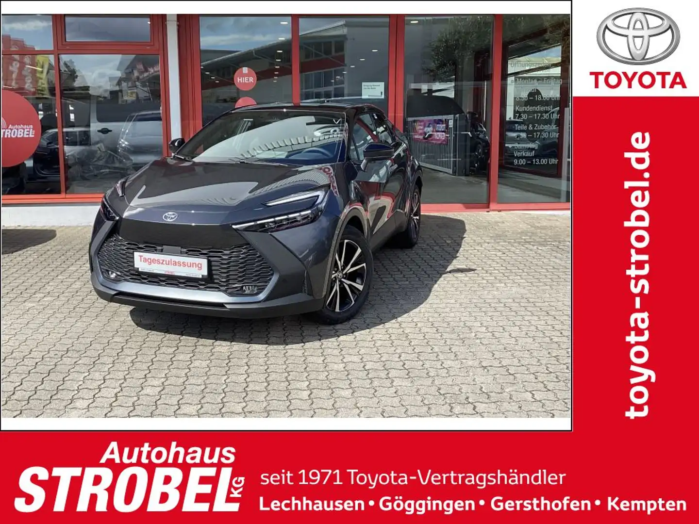 Toyota C-HR 2.0 Hybrid Team Deutschland Grau - 1