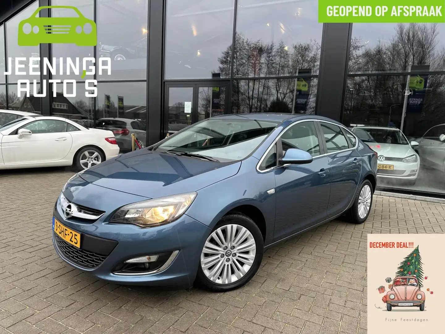 Opel Astra 1.4 Turbo Cosmo|Navi|Airco|NAP Bleu - 1