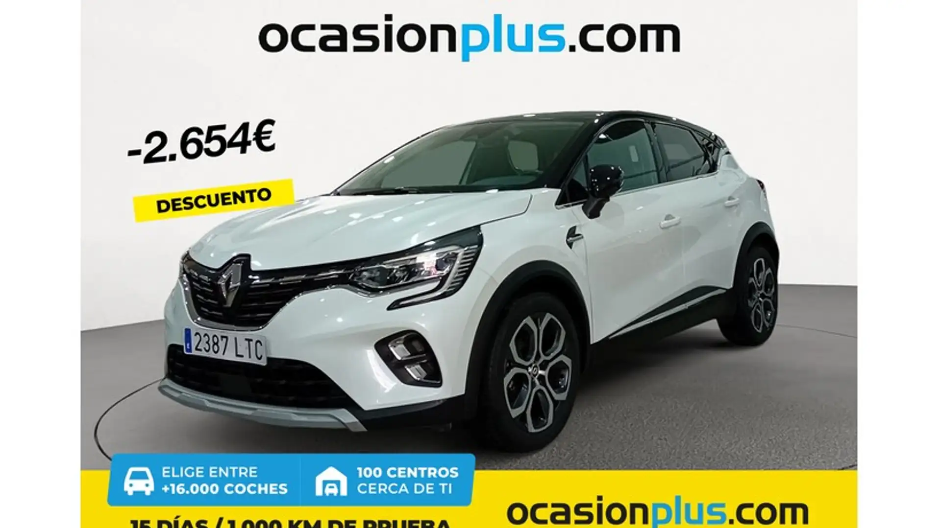Renault Captur TCe GPF Micro Híbrido Fast Track 103kW Blanco - 1
