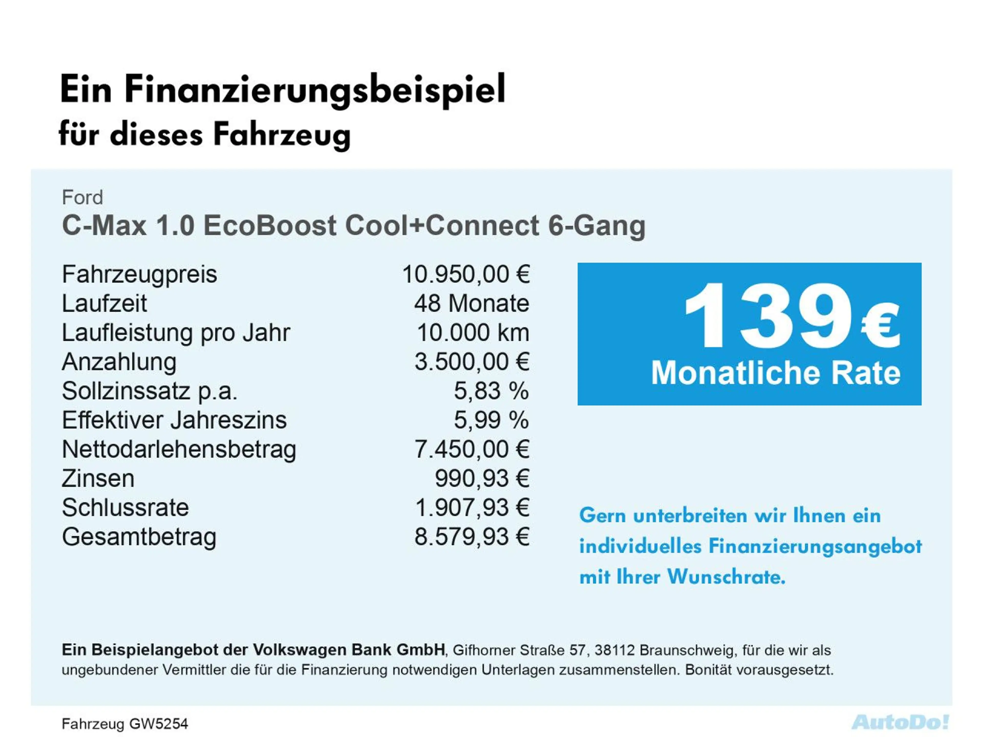 Ford C-Max 1.0 EcoBoost Cool+Connect 6-Gang Navi Klima — photo 3
