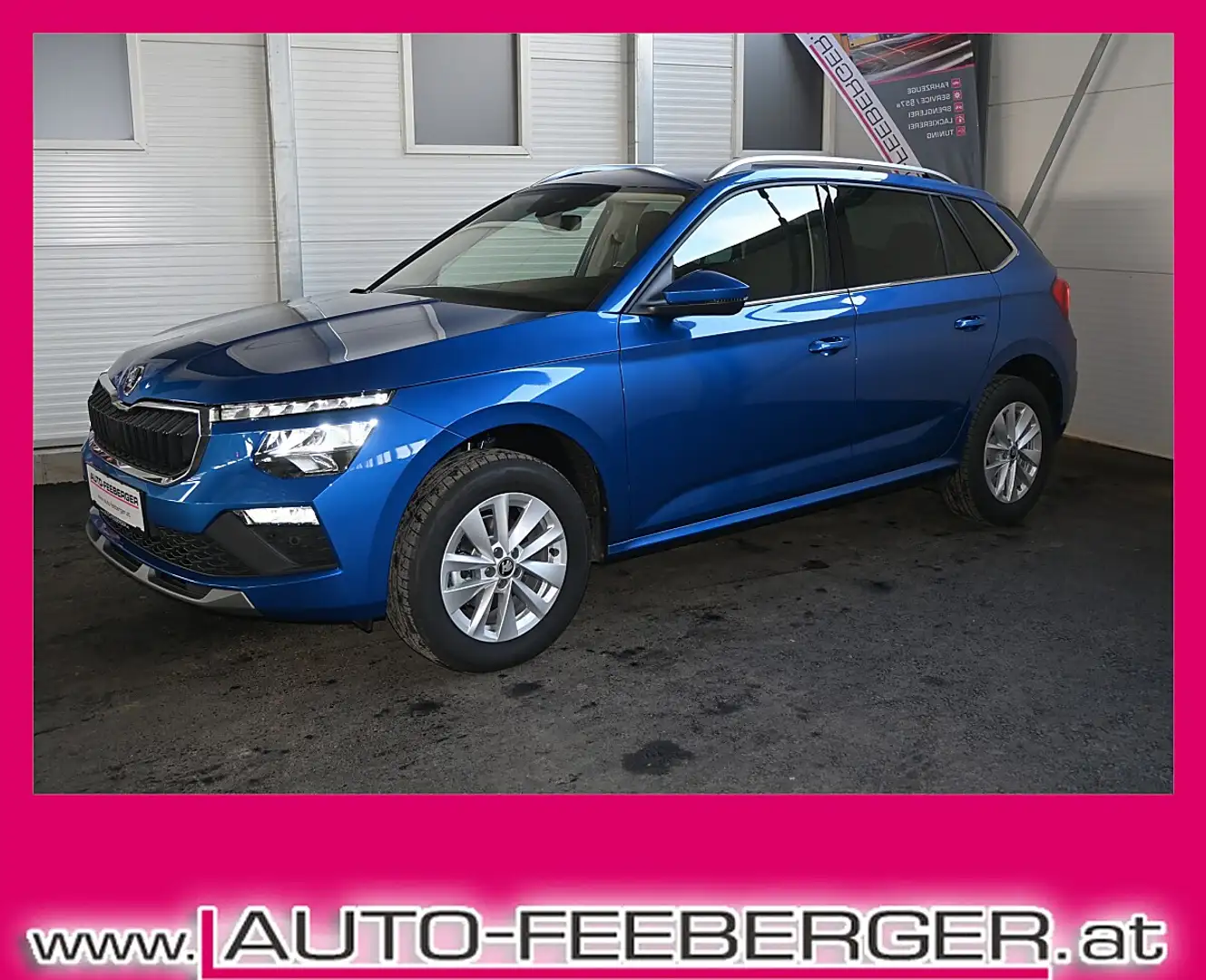 Skoda Kamiq 1,0 TSI Selection DSG; virtual-cockpit, LED, Fr... Blau - 1