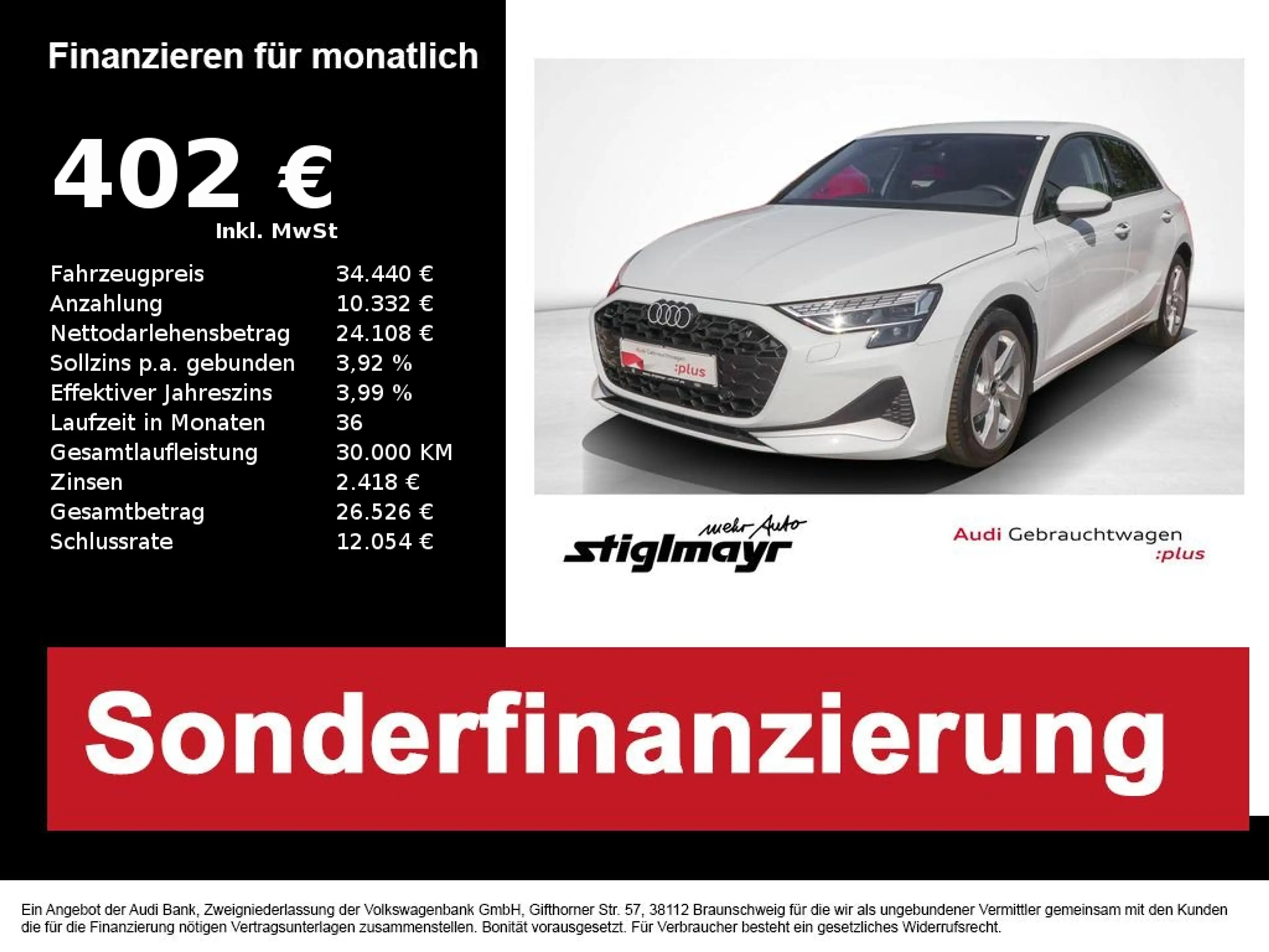 Audi A3 Advanced 40 TFSIe KAMERA+LED+NAVI