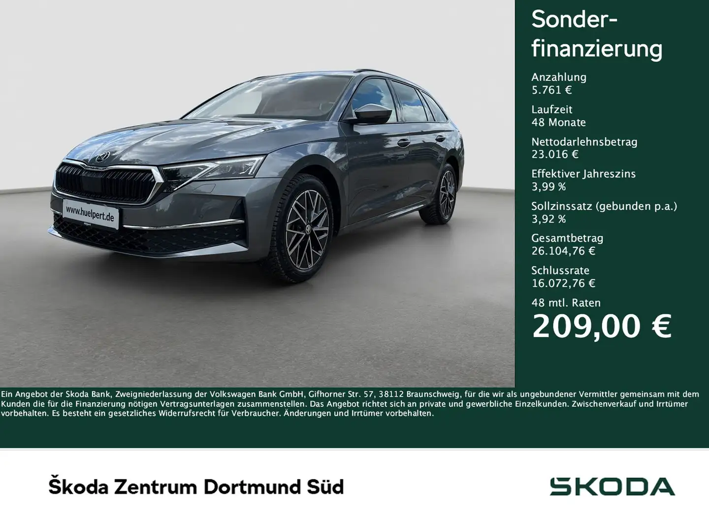 Skoda Octavia Combi 2.0 SELECTION CAM ACC EKLAPPE NAVI Gris - 1