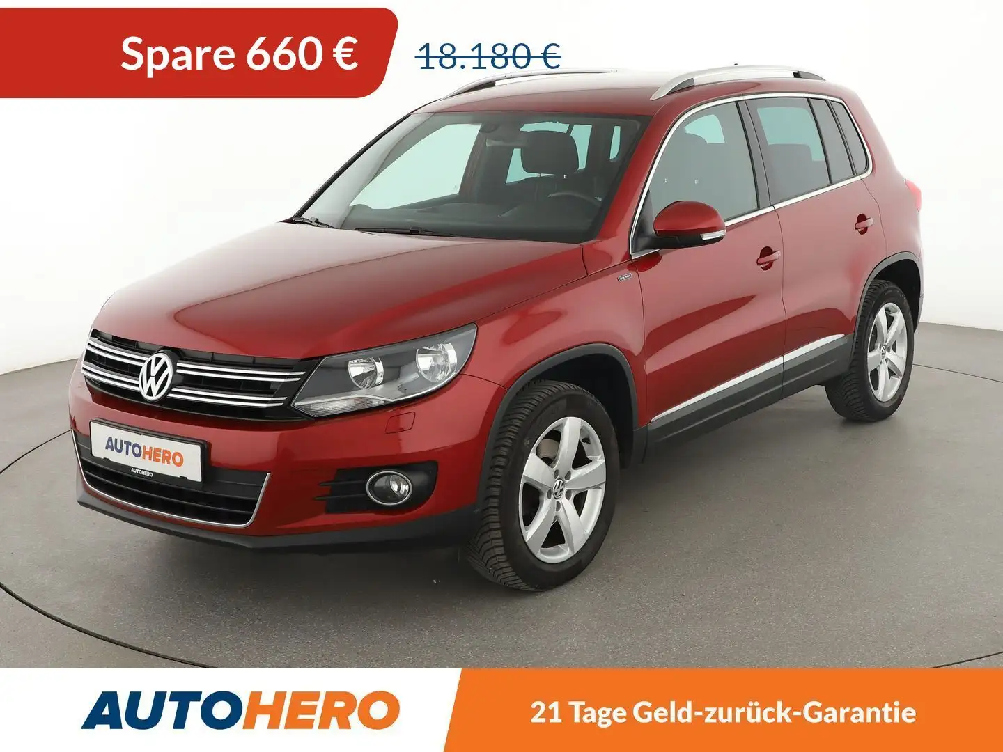 Volkswagen Tiguan 2.0 TDI Lounge Sport & Style 4Motion BM*NAVI*PDC* Rot - 1