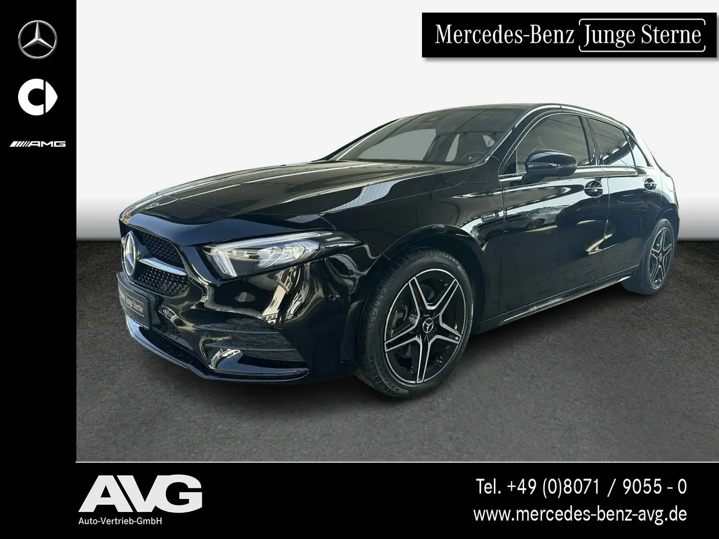 Mercedes-Benz A 250 A 250 e KL AMG Night LED Edition PDC Ambiente Navi Negro - 1