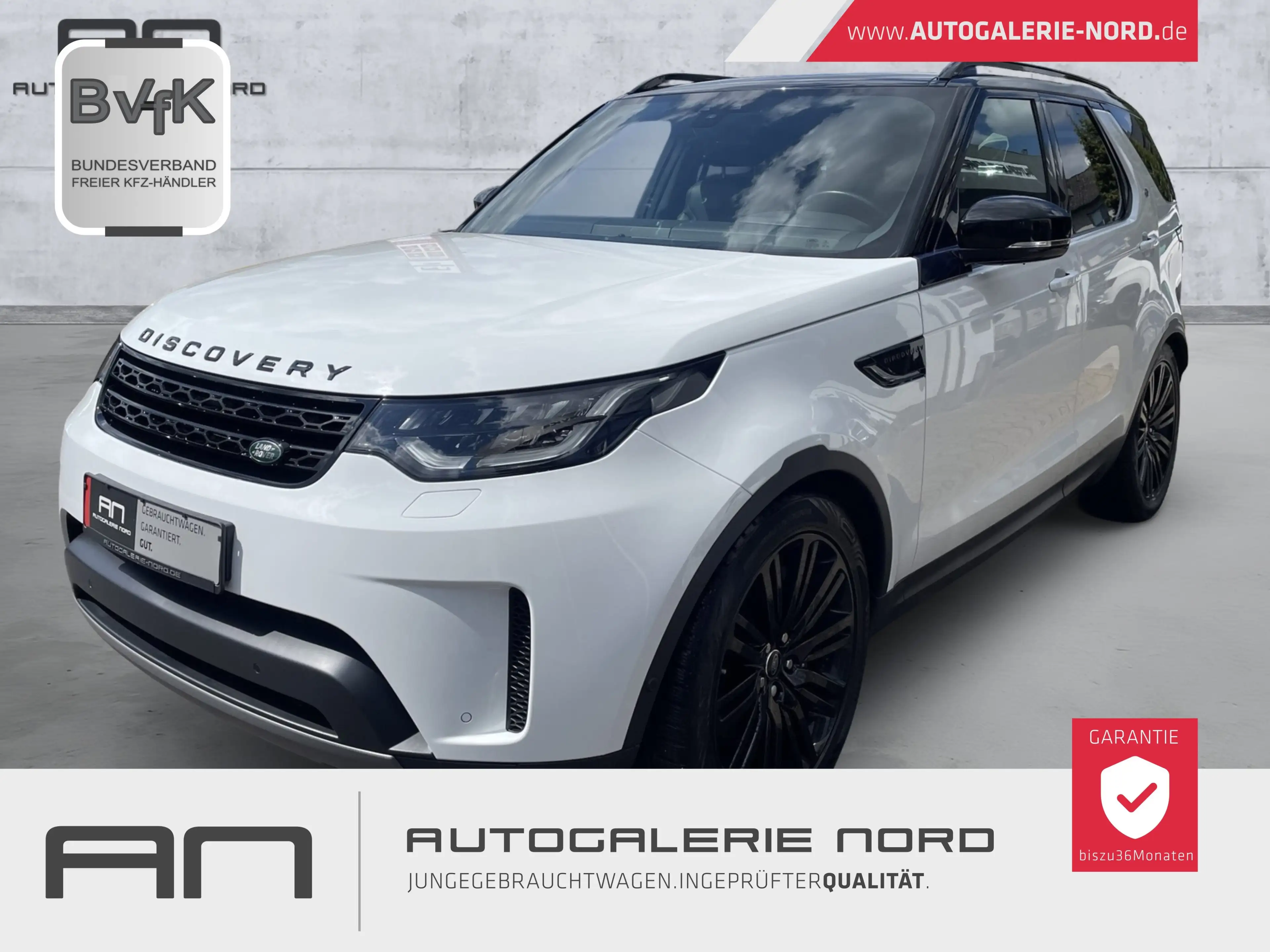 Land Rover Discovery 5 Pano+Meridian+Black+AHK+7-Sitze