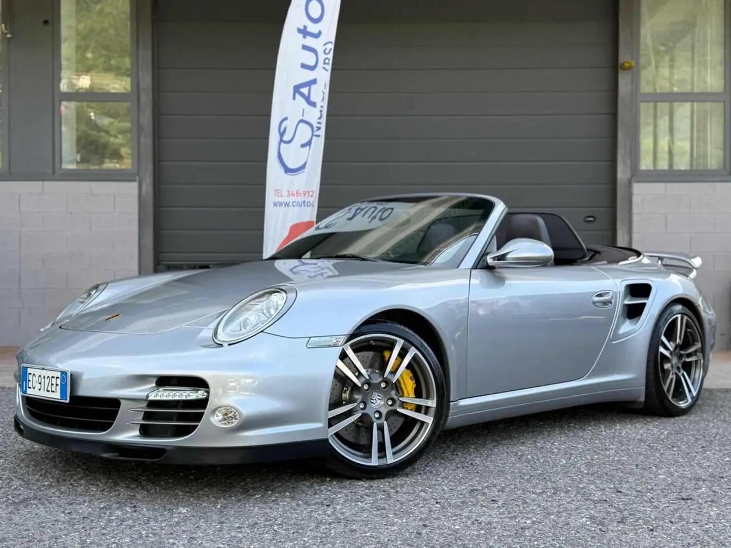 Porsche 911 Turbo Cabriolet Grigio - 1