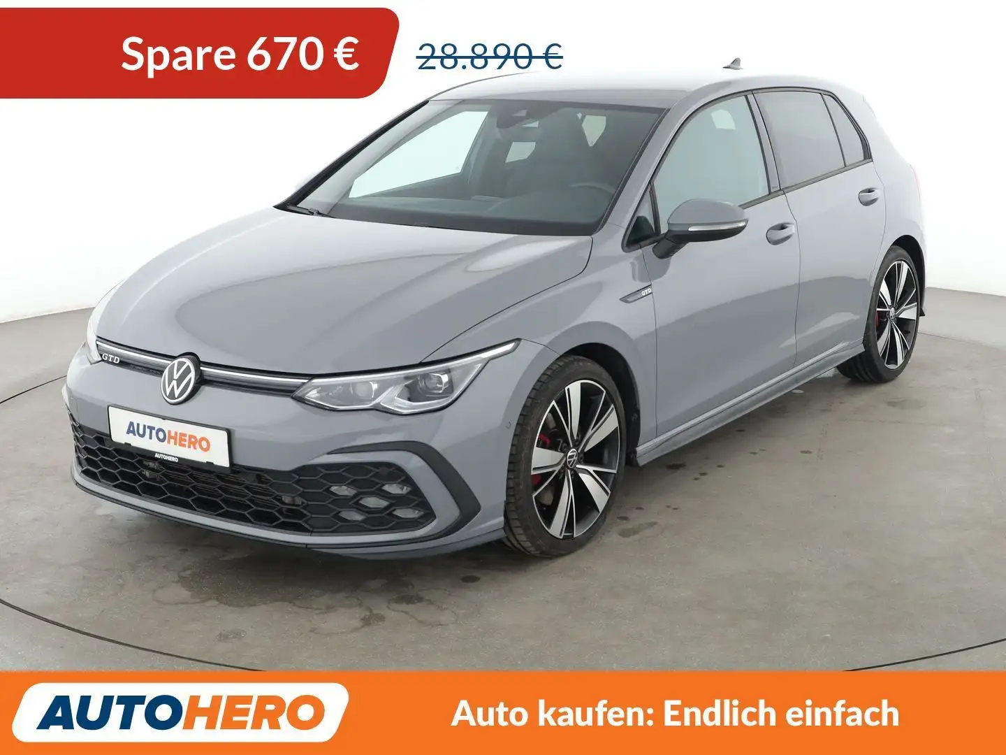 Volkswagen Golf 2.0 TDI GTD Aut.*NAV*MATRIX*ACC*CAM*PDC*AMBIENTE* Gris - 1