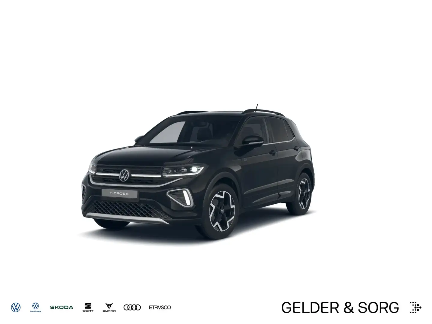 Volkswagen T-Cross R-Line 1.5 TSI RFK*Matrix*AHK*Digital Schwarz - 1
