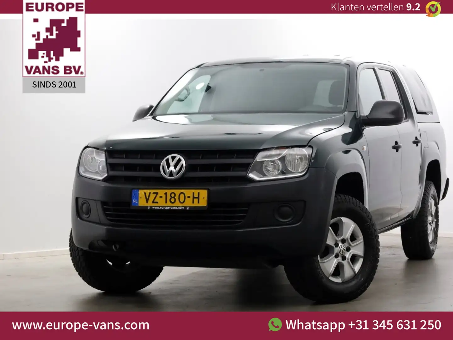 Volkswagen Amarok 2.0 TDI 140pk 4Motion 4x4+Sperdiff. Plus Easyline Groen - 1
