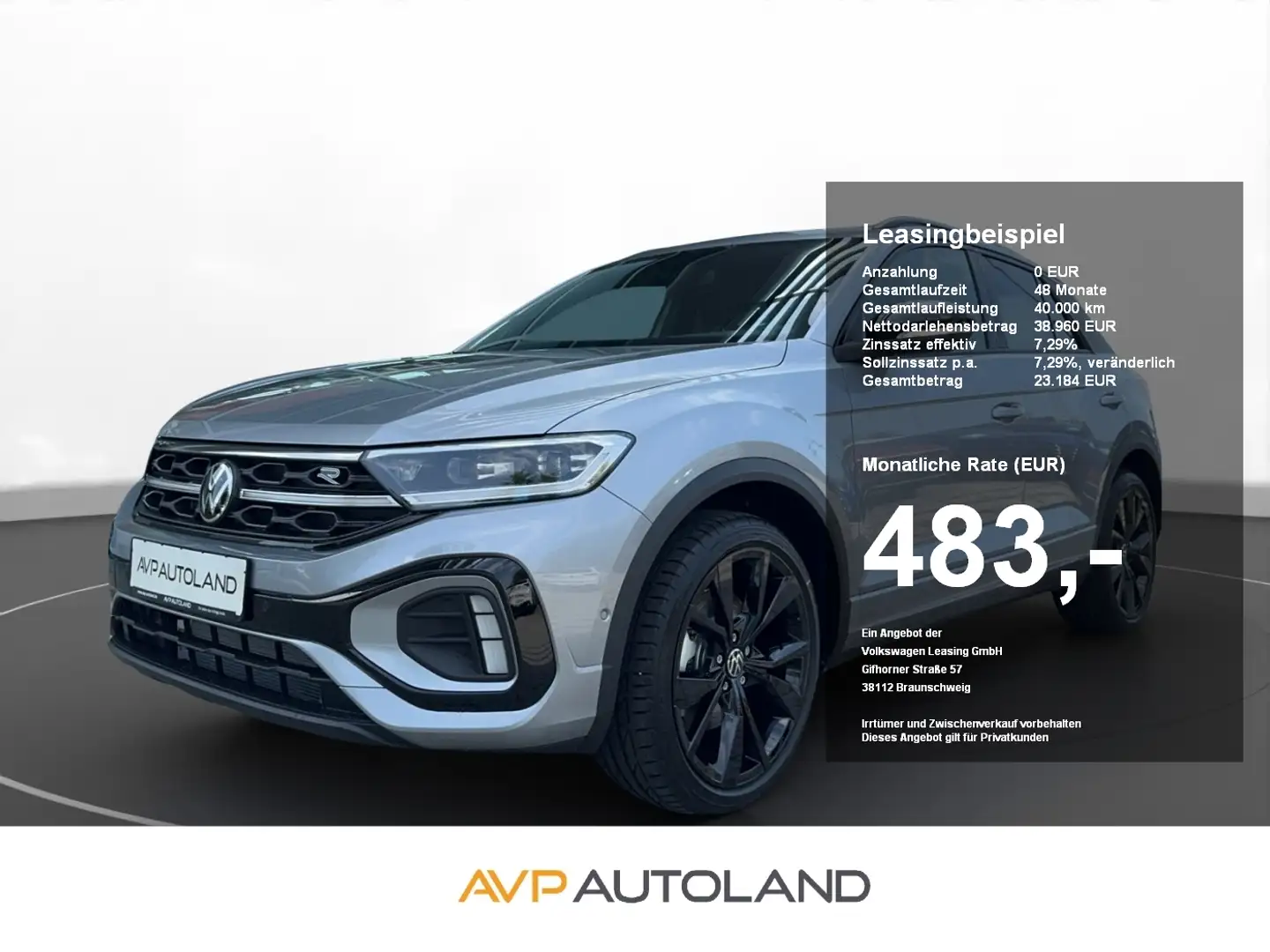 Volkswagen T-Roc 2.0 TSI DSG 4MOTION R-Line | REAR VIEW | Grijs - 1