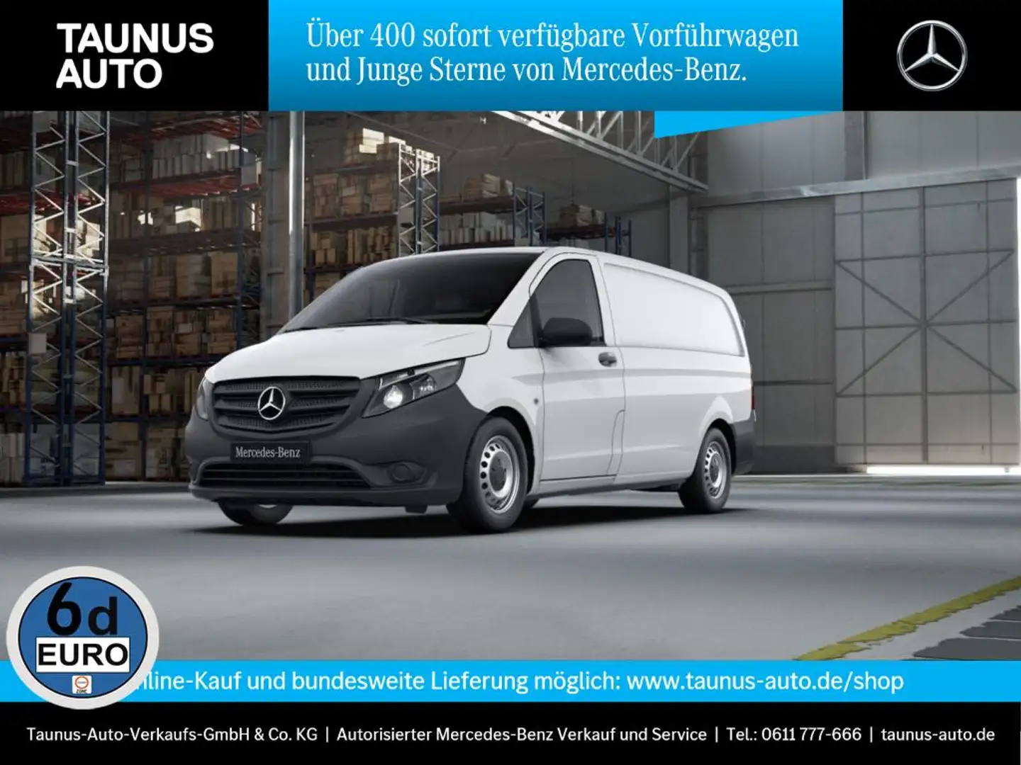 Mercedes-Benz Vito Kasten 114 Autom. PDC Navi Tempomat Klima Blanc - 1