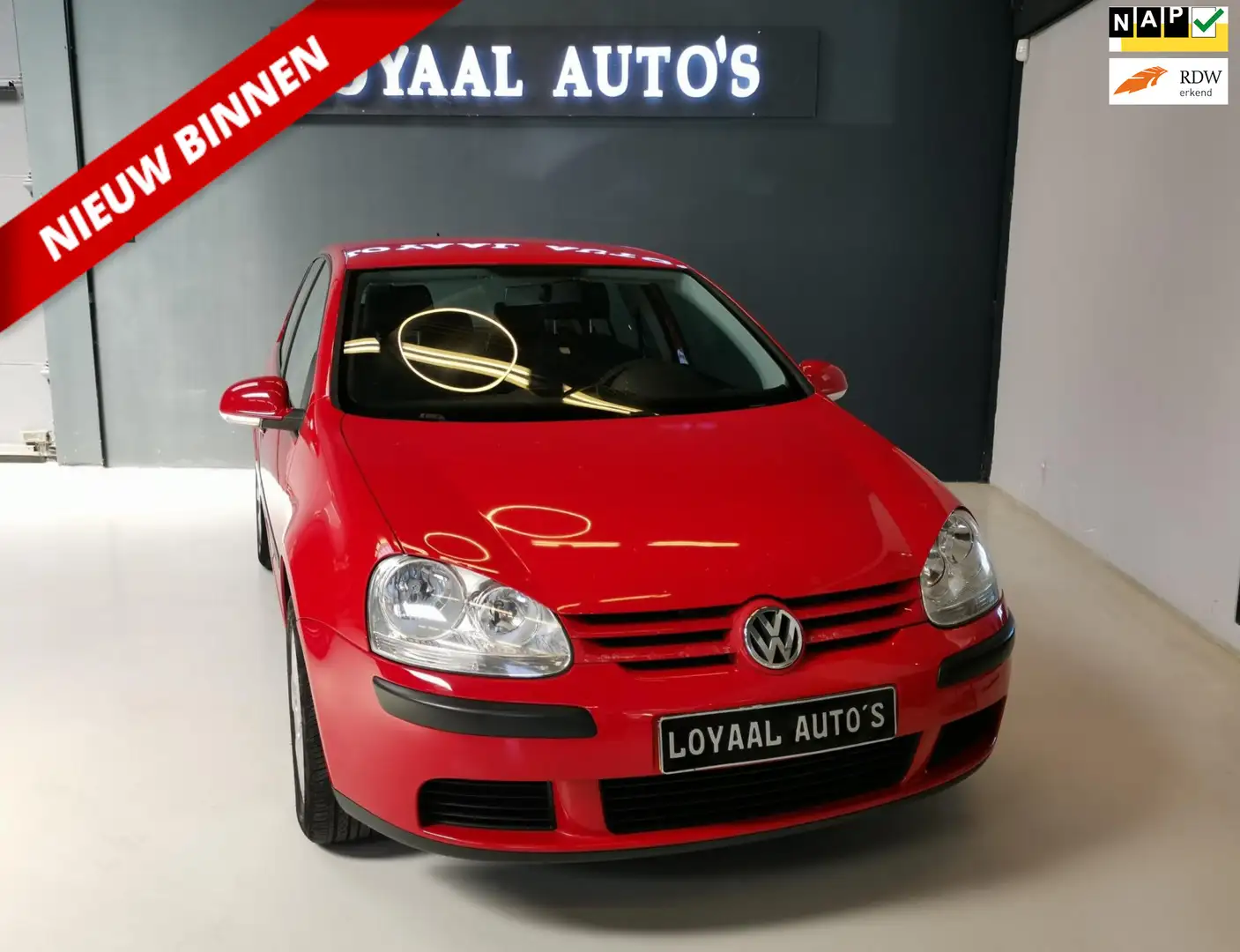 Volkswagen Golf 1.6 Turijn | AIRCO | ELEK.RAMEN | NAP | APK. Rood - 1
