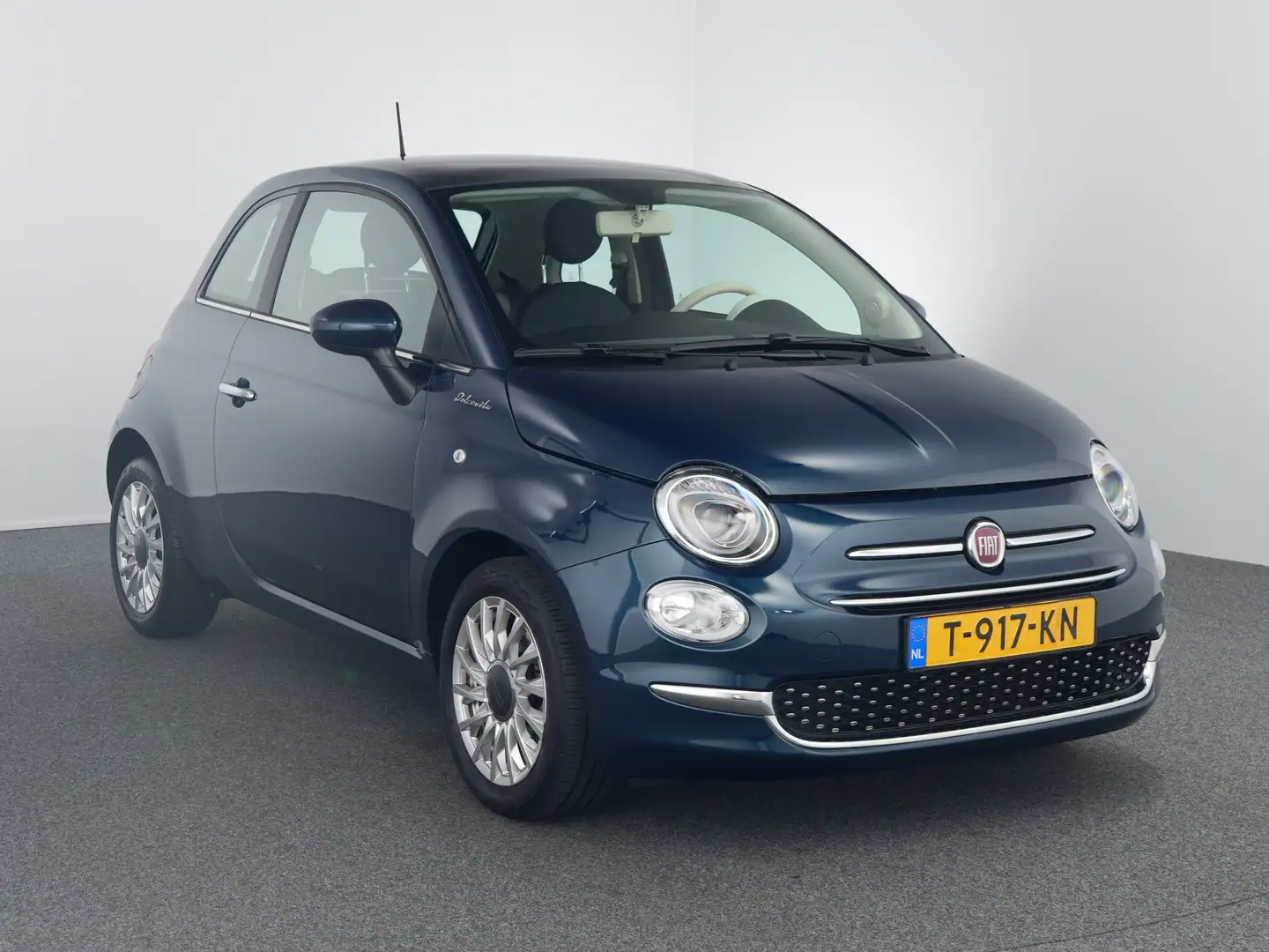 Fiat 500 1.0 Hybrid Dolcevita | Airco | Apple Carplay/Andro Bleu - 2