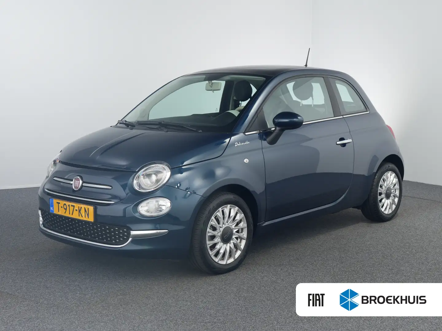 Fiat 500 1.0 Hybrid Dolcevita | Airco | Apple Carplay/Andro Bleu - 1