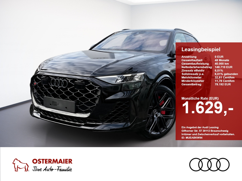 Audi RS Q8 SUV tiptronic 600PS RSAbgas, PANO,LASER,STHZ,KERAM