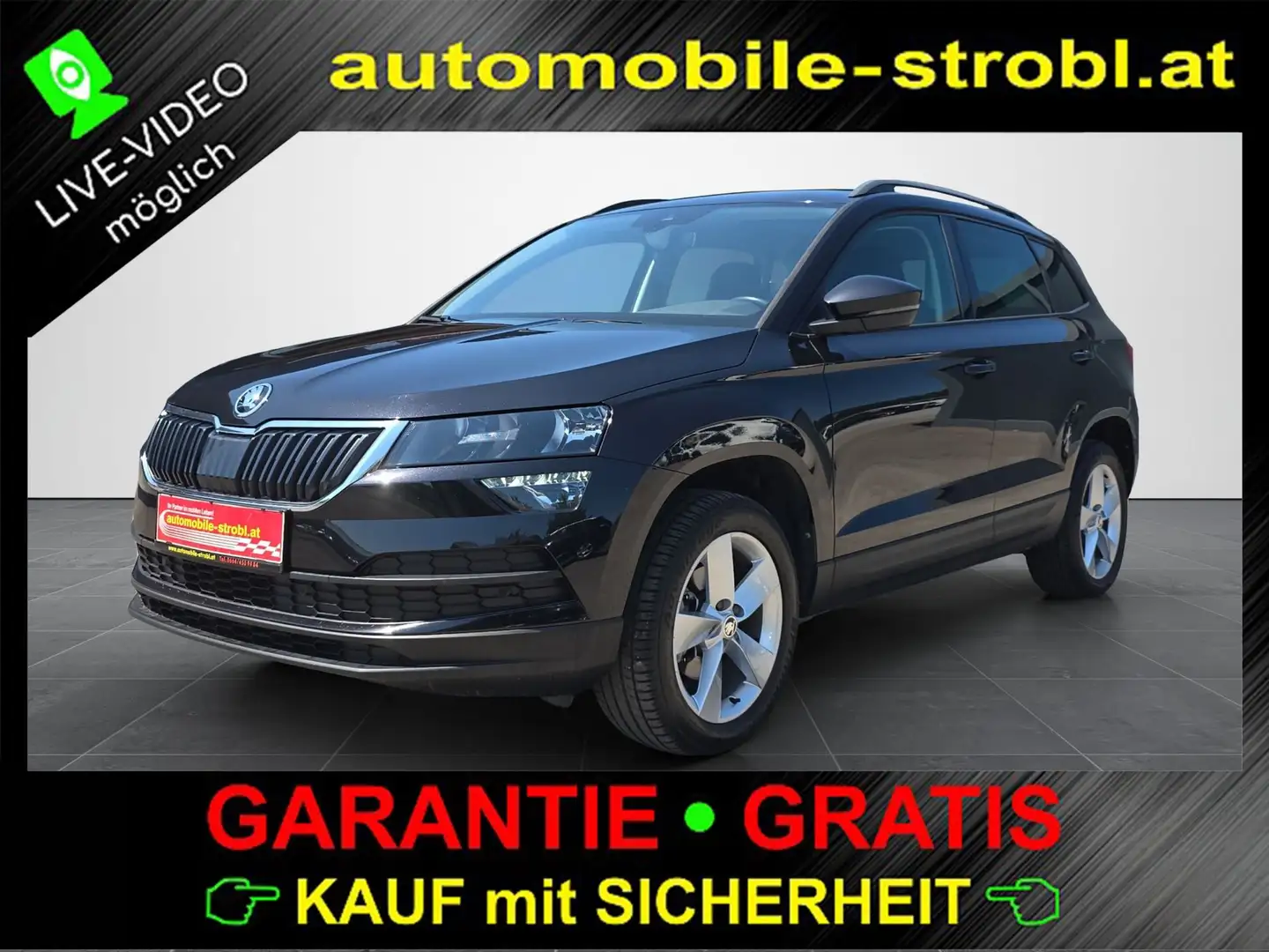 Skoda Karoq TDI Virt.C ACC AHV Чорний - 1