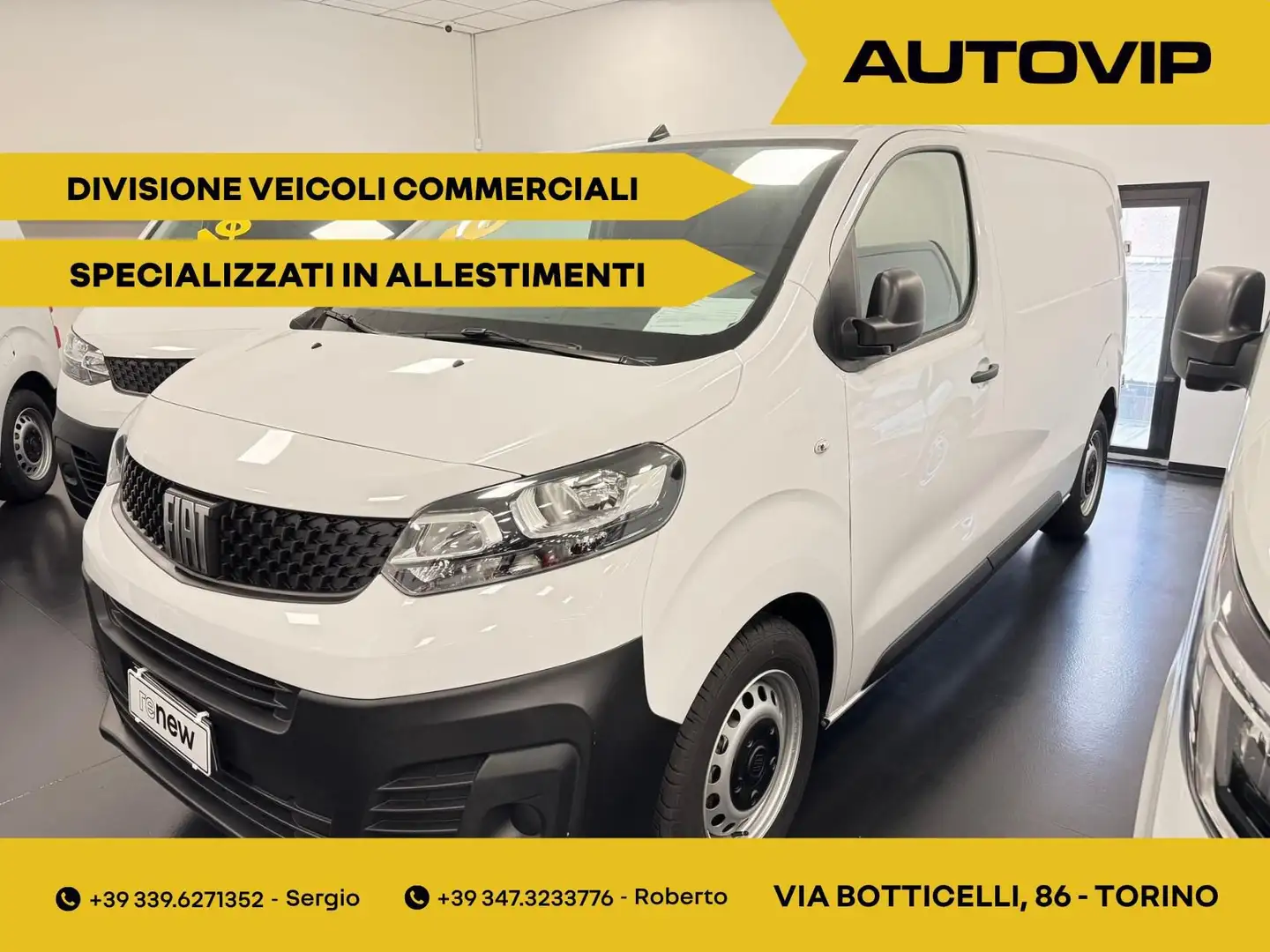 Fiat Scudo 1.5 BlueHDi 100CV PC-TN Furgone Business Bianco - 1